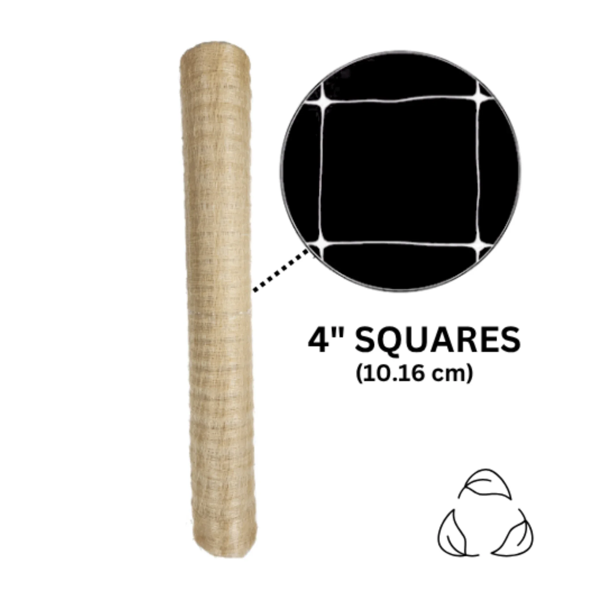 Common Culture Bio Trellis Netting Bulk Roll 5 ft x 3,280 ft w/ 4 in Squares.