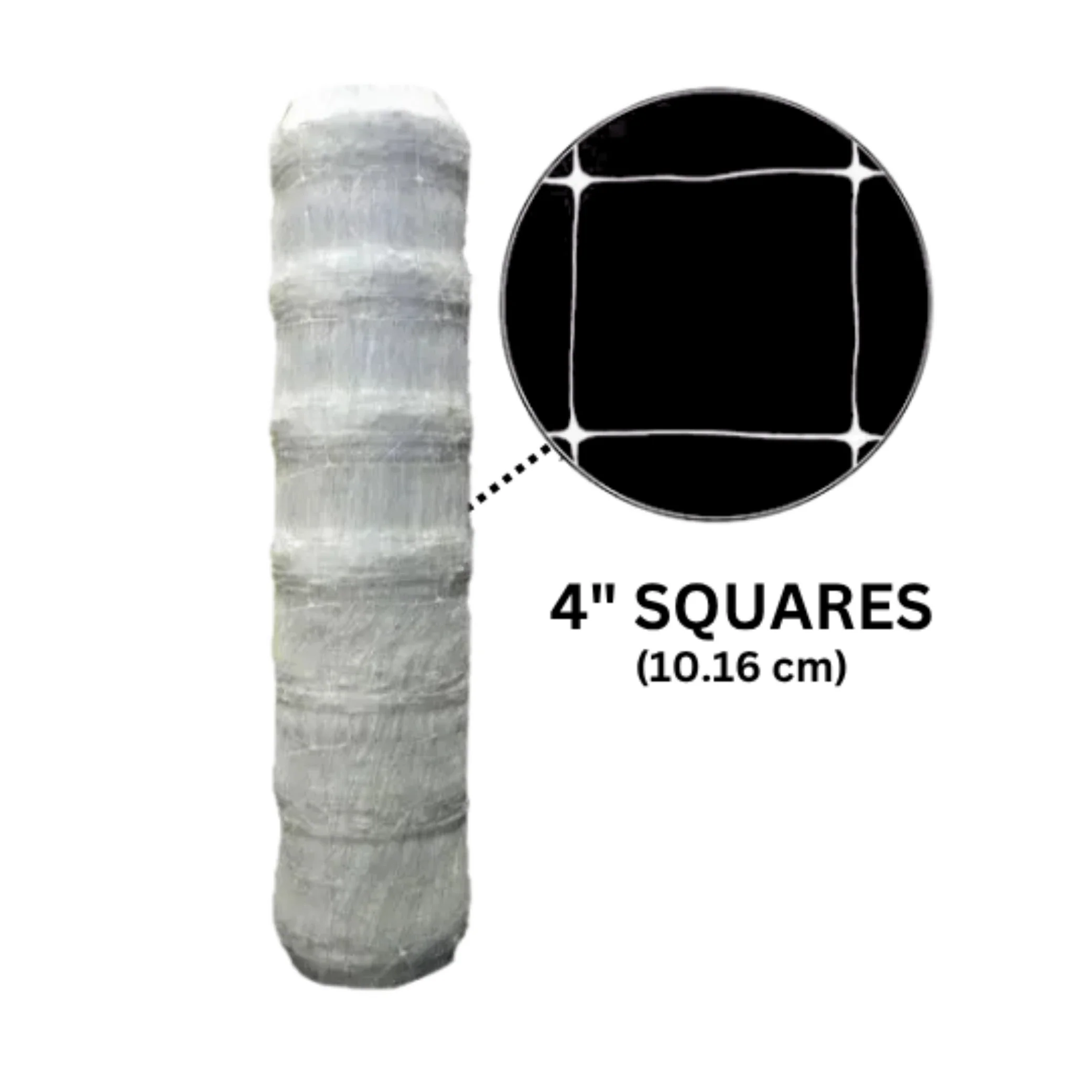Common Culture Plastic Trellis Netting Bulk Roll 5 ft x 3,920 ft w/ 4 in Squares.