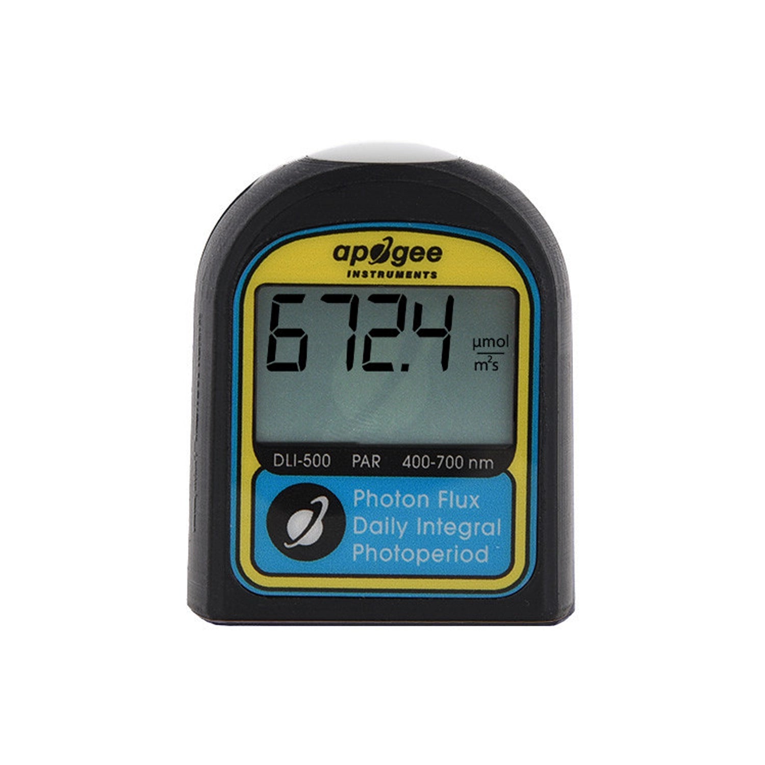 Apogee Instruments DLI-500 Full-Spectrum, PAR, Daily Light Integral, and Photoperiod Meter (400-700 nm)