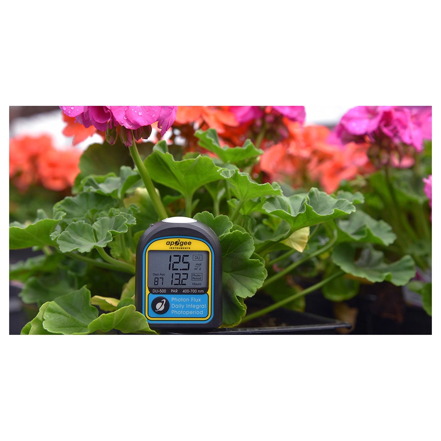 Apogee Instruments DLI-500 Full-Spectrum, PAR, Daily Light Integral, and Photoperiod Meter (400-700 nm)