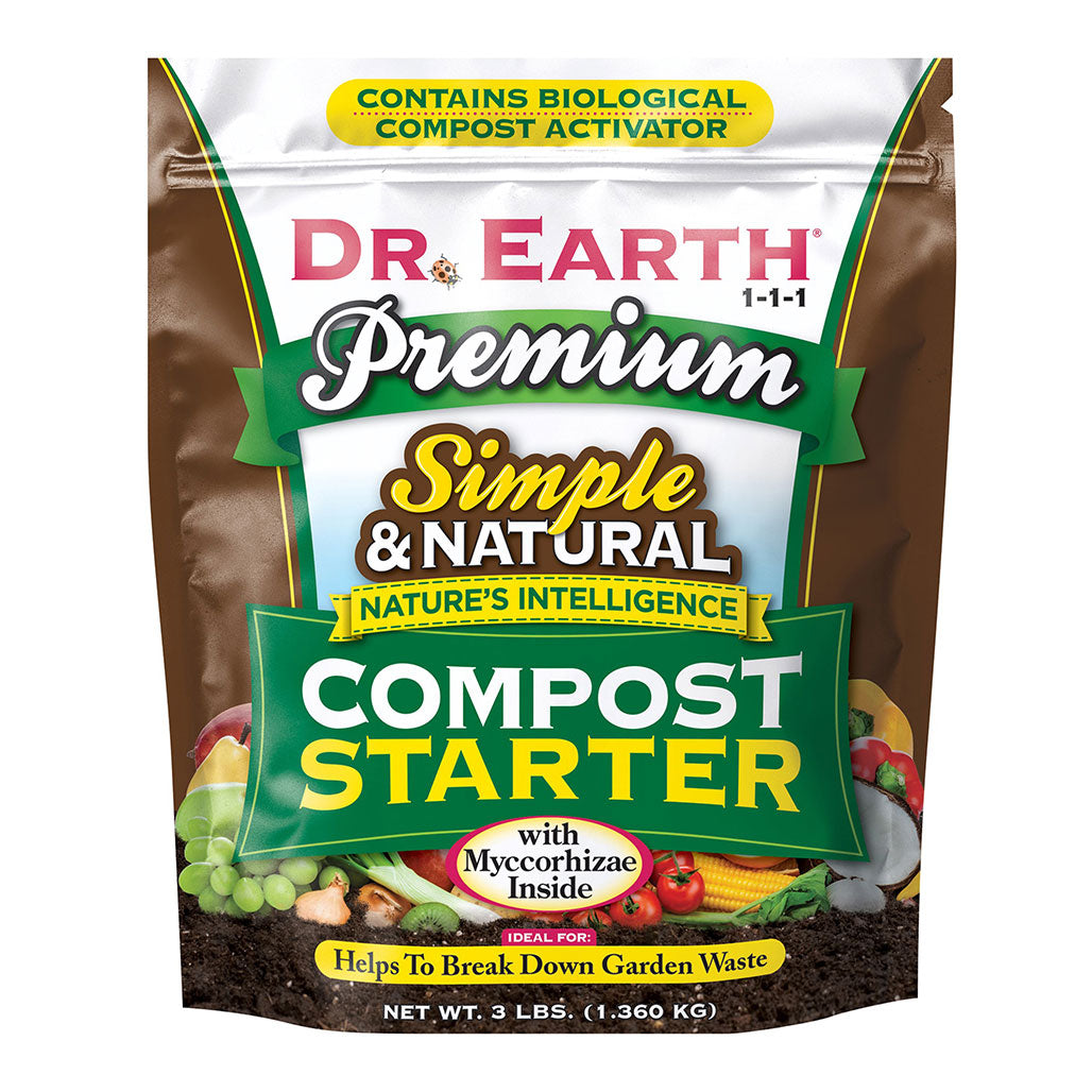Dr. Earth Compost Starter 1-1-1, 3 lb. Box - Case of 4
