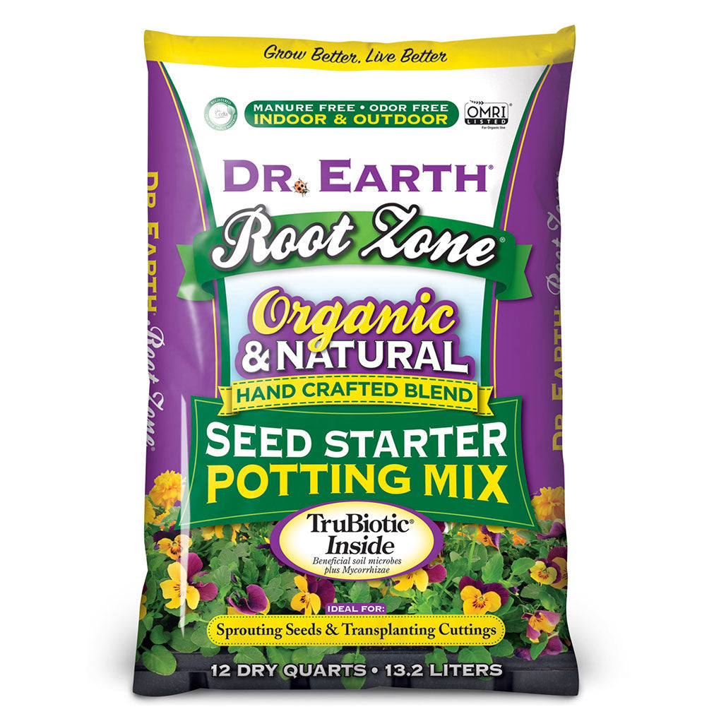 Dr. Earth Root Zone Seed Starter Potting Mix, 12 Quart