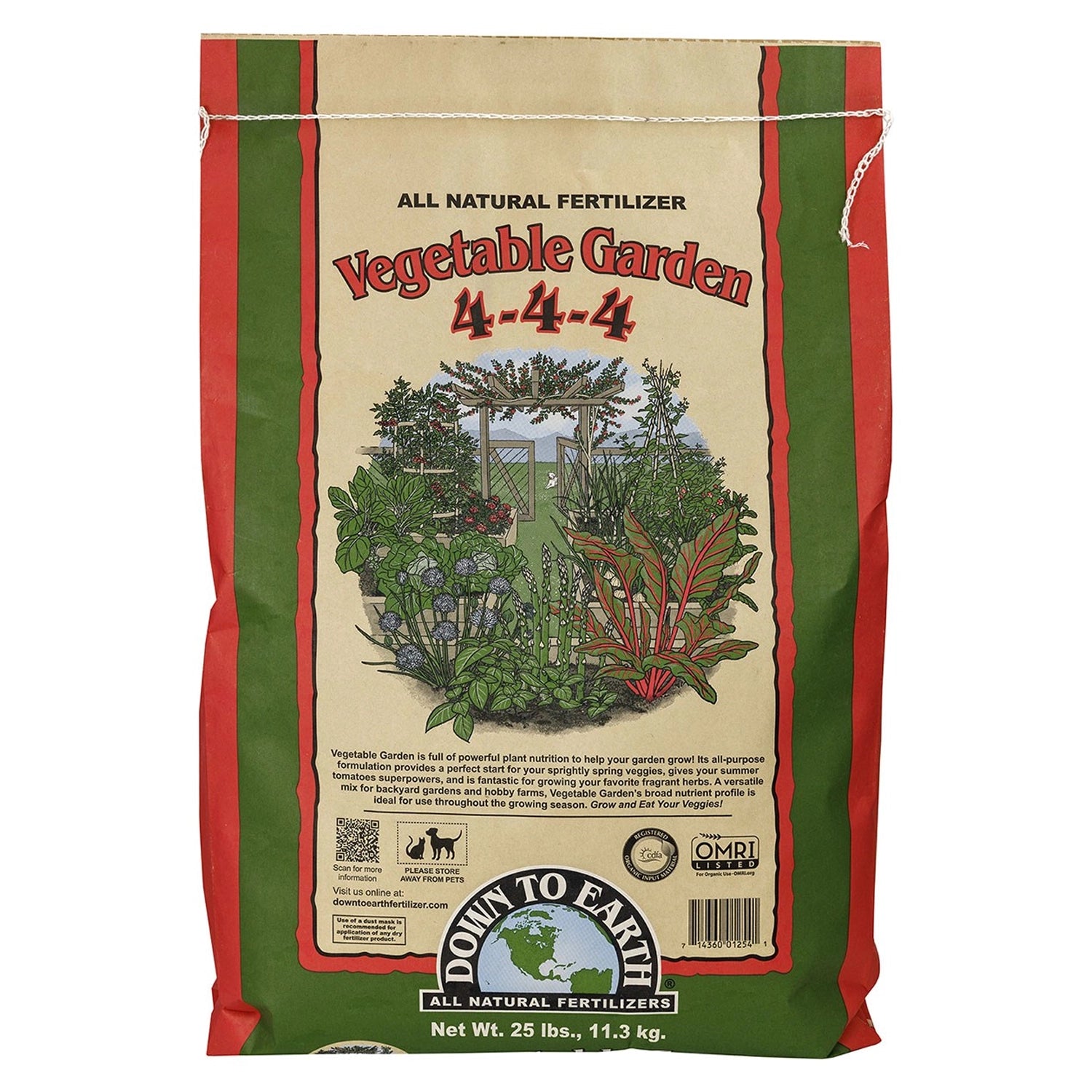 Down To Earth Vegetable Garden.