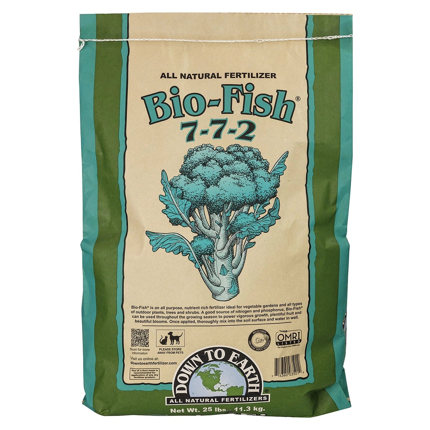 Down To Earth Bio-Fish, 25 lb.