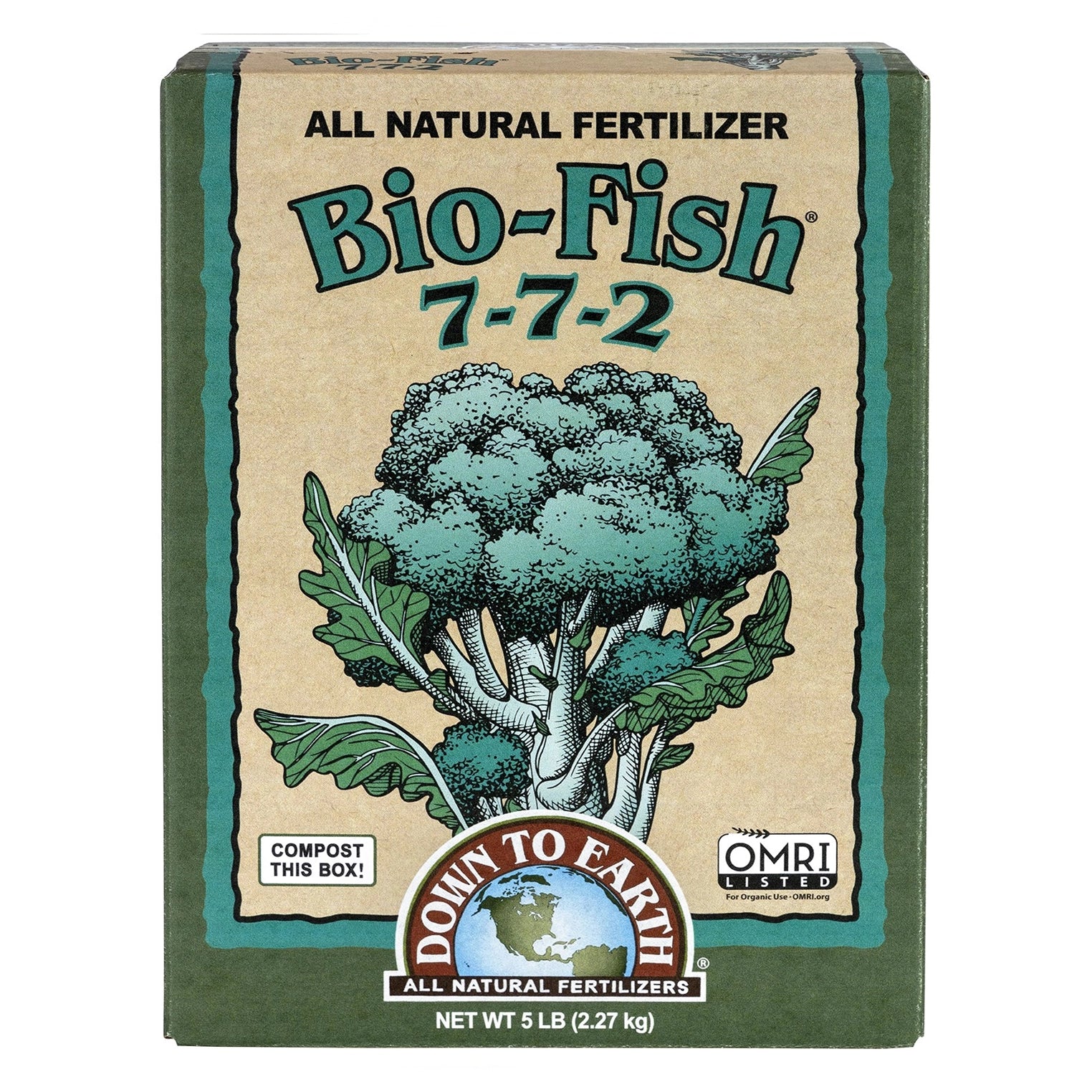 Down To Earth Bio-Fish, 5 lb. - Case of 6