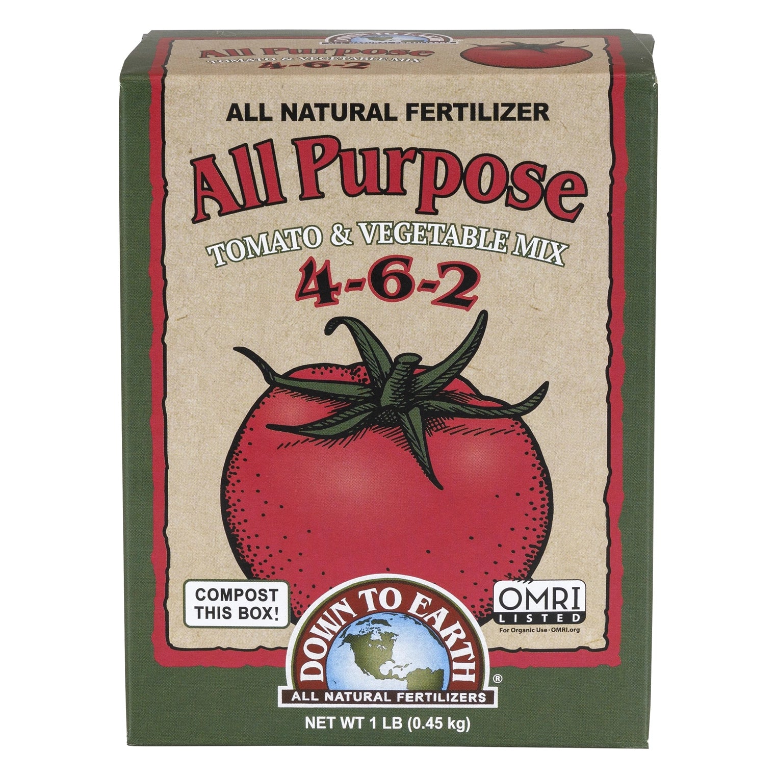 Down To Earth All Purpose Mix, 1 lb. - Case of 12