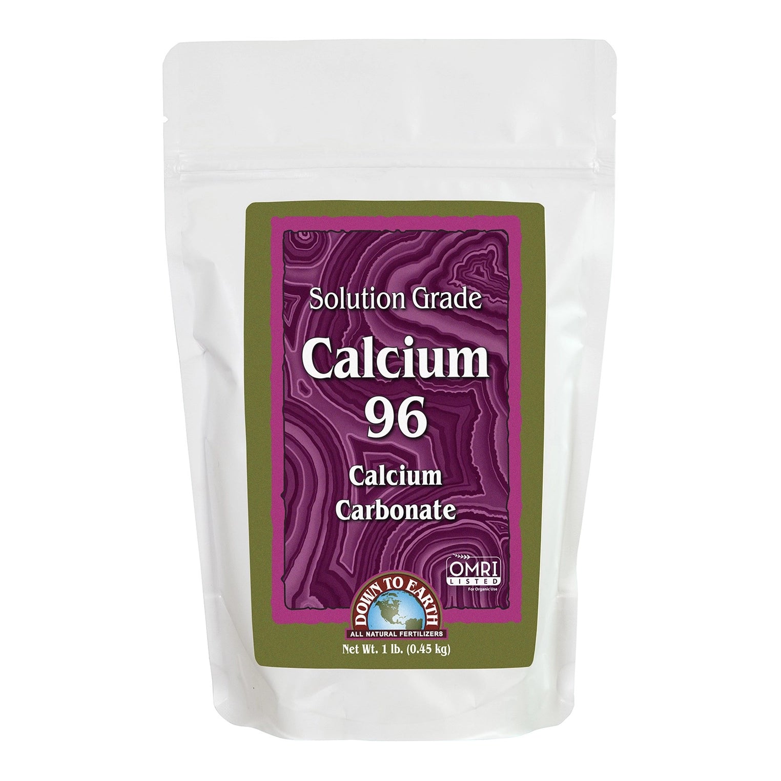 Down To Earth Calcium 96, 1 lb. - Case of 6.