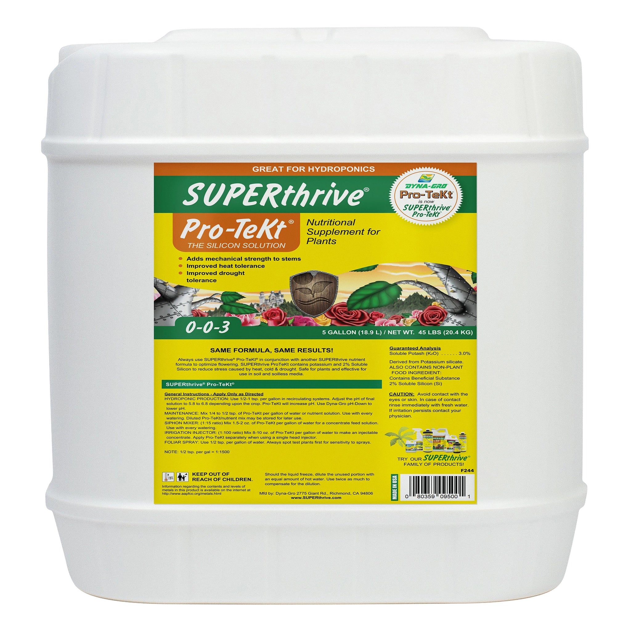 SUPERthrive Pro-Tekt Silicon Supplement 0-0-3