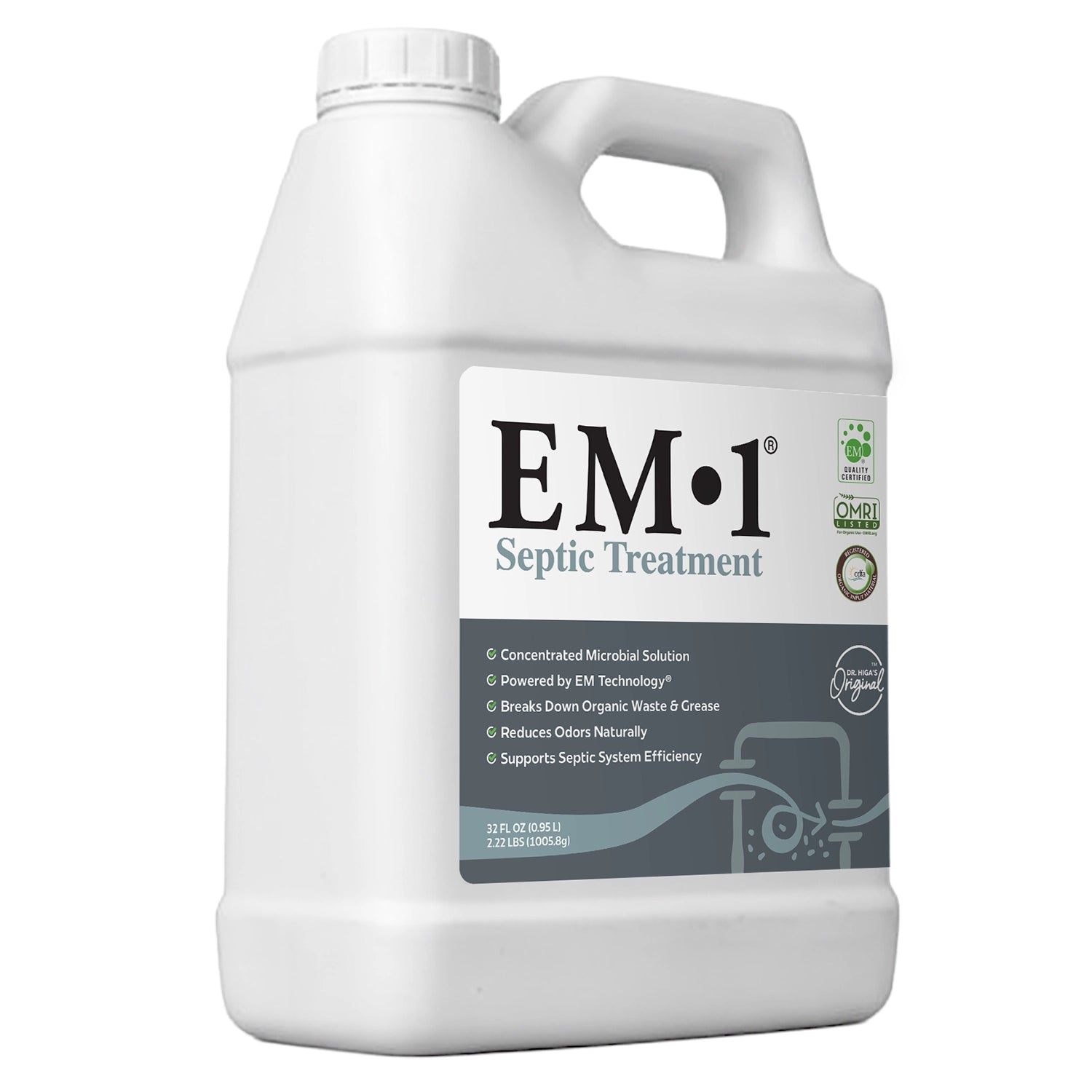 EMRO USA EM-1 Septic Treatment, 32 oz.