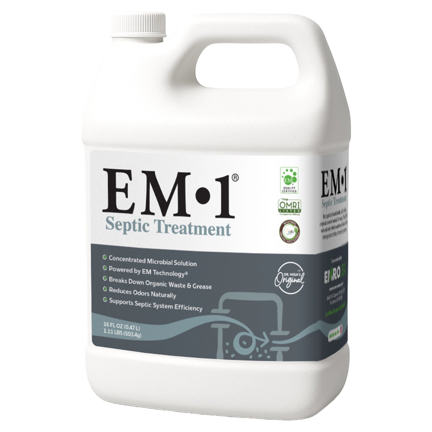 EMRO USA EM-1 Septic Treatment, 16 oz.