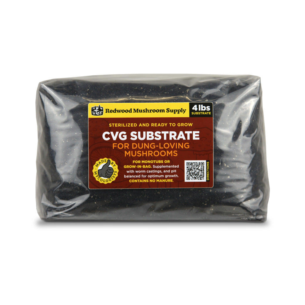 Redwood Mushroom Supply Sterilized CVG Mushroom Substrate