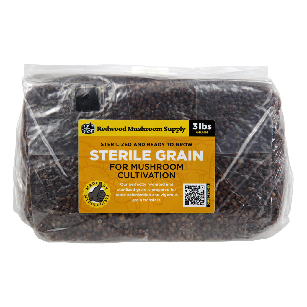 Redwood Mushroom Supply Sterilized Sorghum Grain Bag