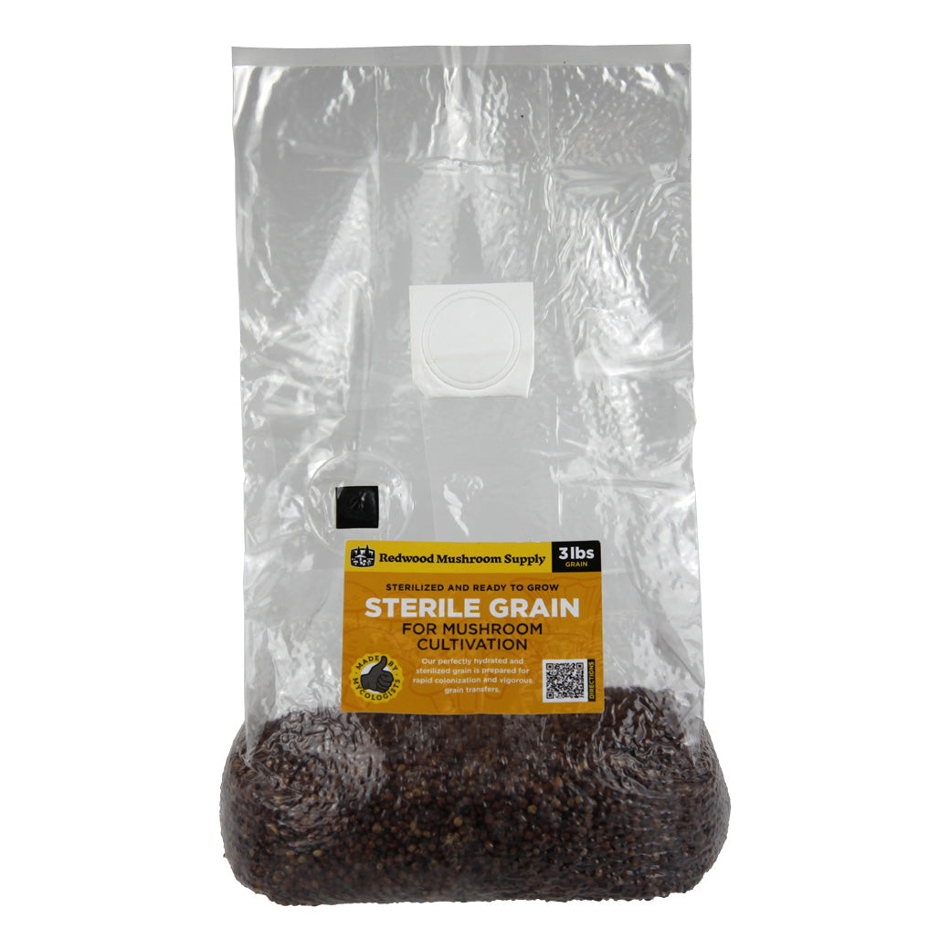 Redwood Mushroom Supply Sterilized Sorghum Grain Bag