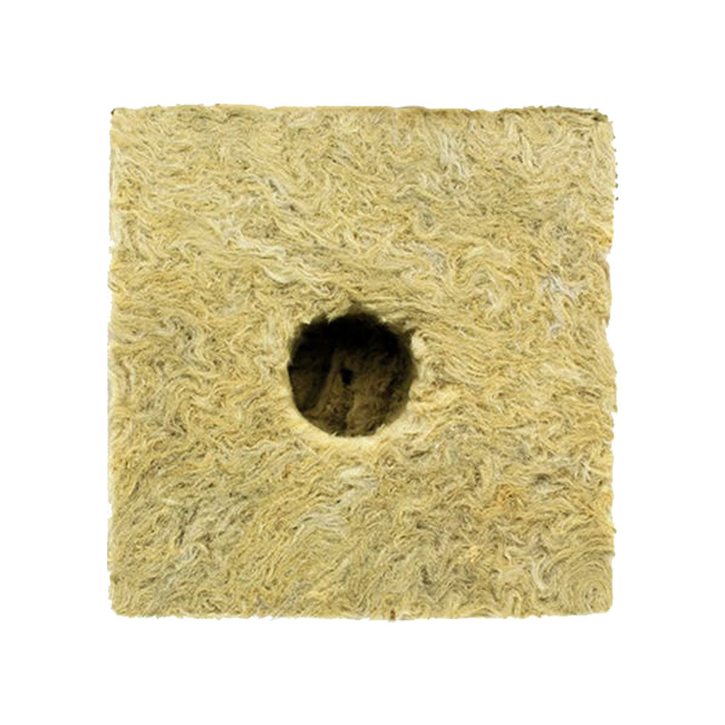 FloraFlex FloraWool Rockwool Cube w/ Hole 6 Inch x 6 Inch x 6 Inch - Pallet of 16 Cases (768 Total Cubes)
