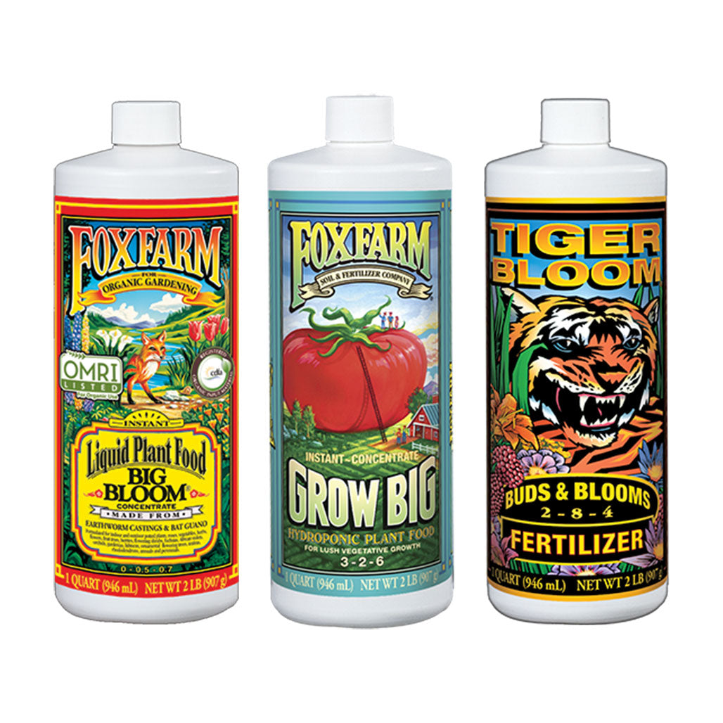 Fox Farm Nutrient Trio-Hydroponic Formula - Small