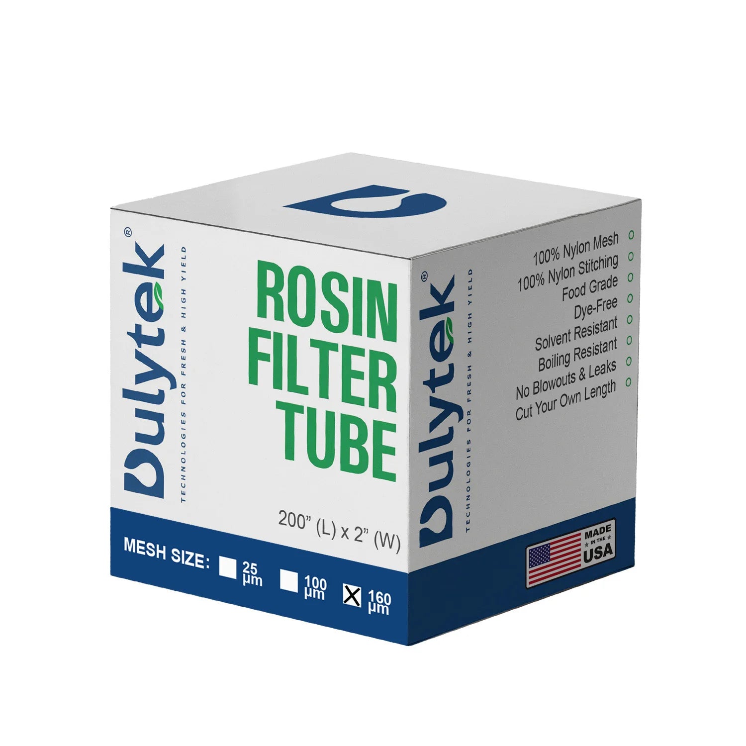 Dulytek Premium Nylon Rosin Filter Tube