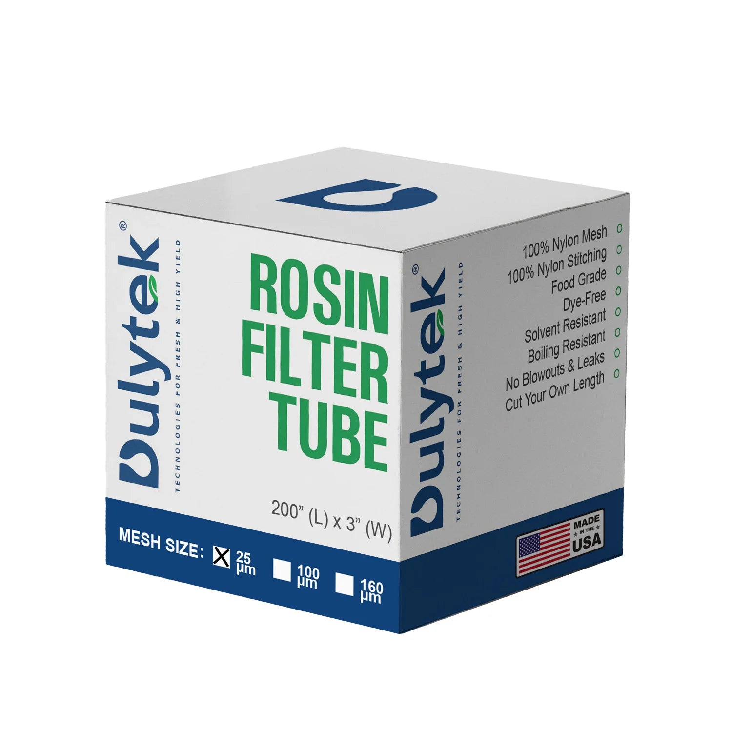 Dulytek Premium Nylon Rosin Filter Tube