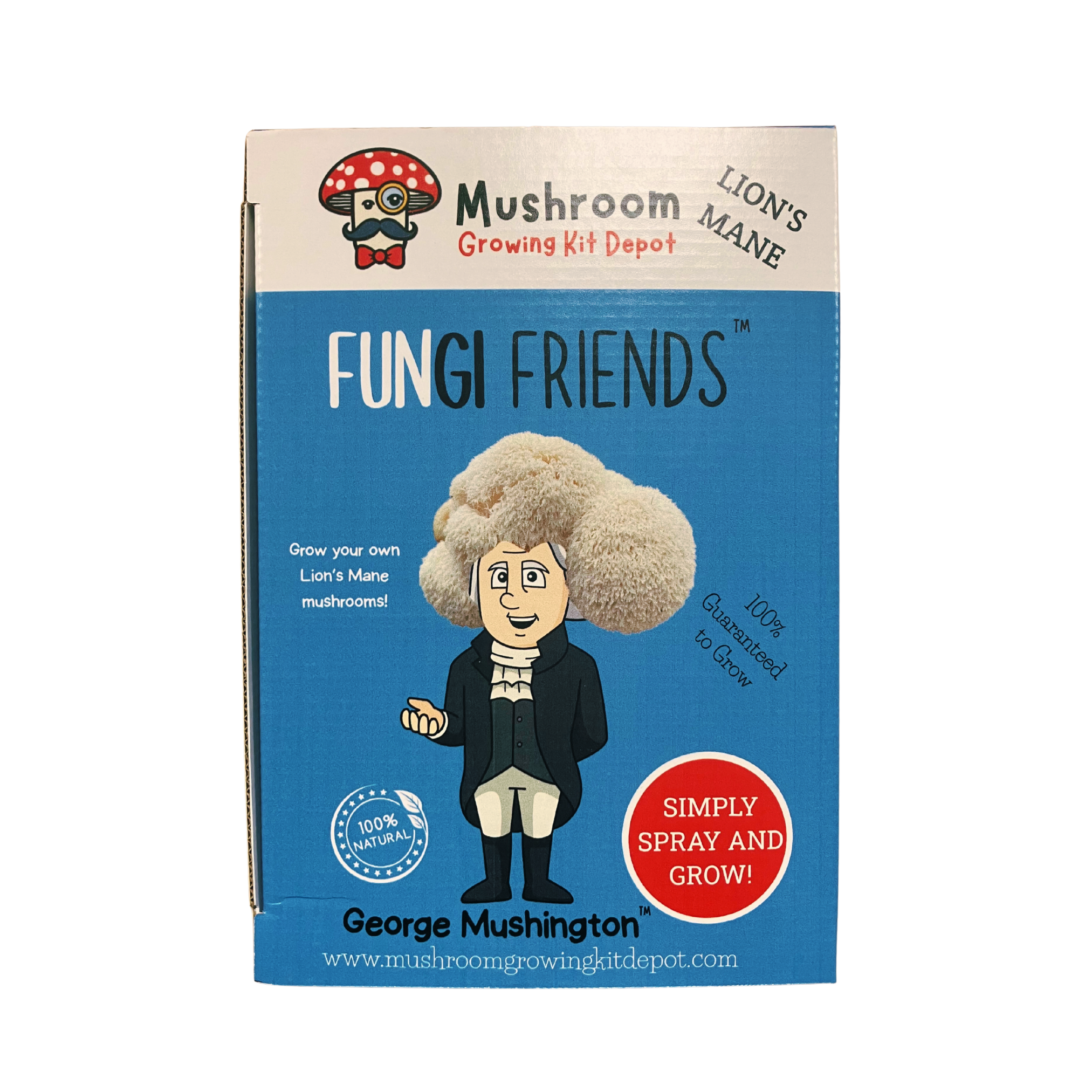 George Mushington - Lion's Mane Mushroom Grow Kit - 5 LBS (with box).