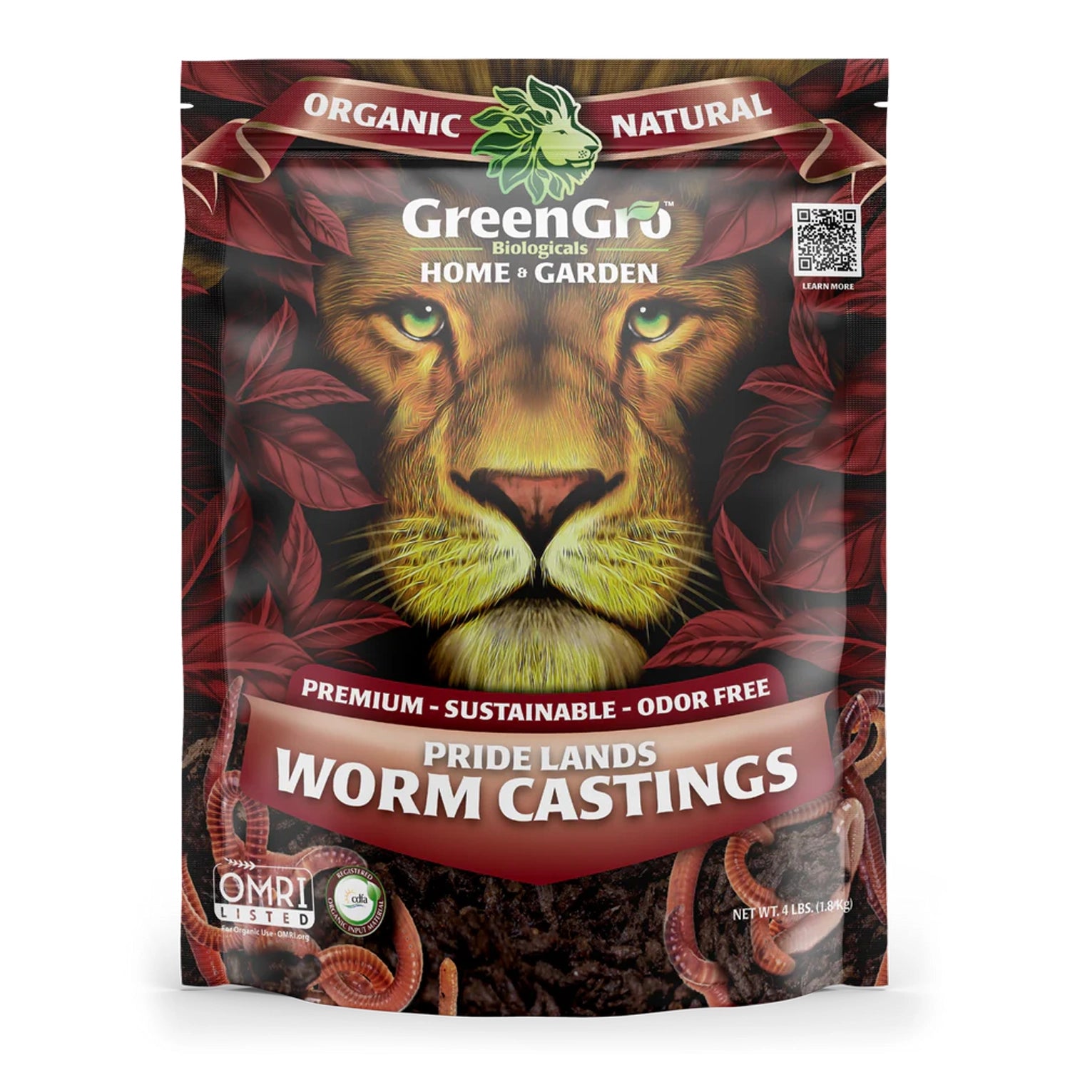 GreenGro Biologicals Pride Lands Worm Castings