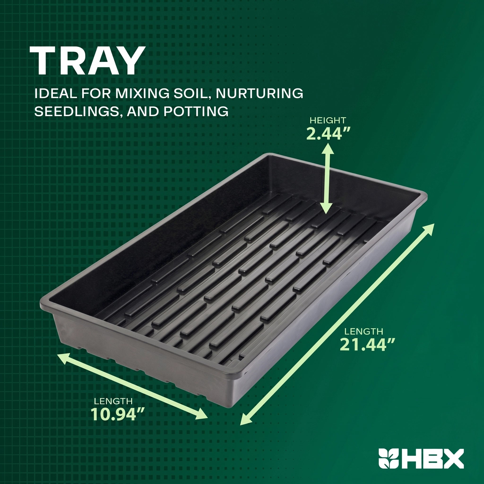 HBX Standard Propagation Tray, No Hole
