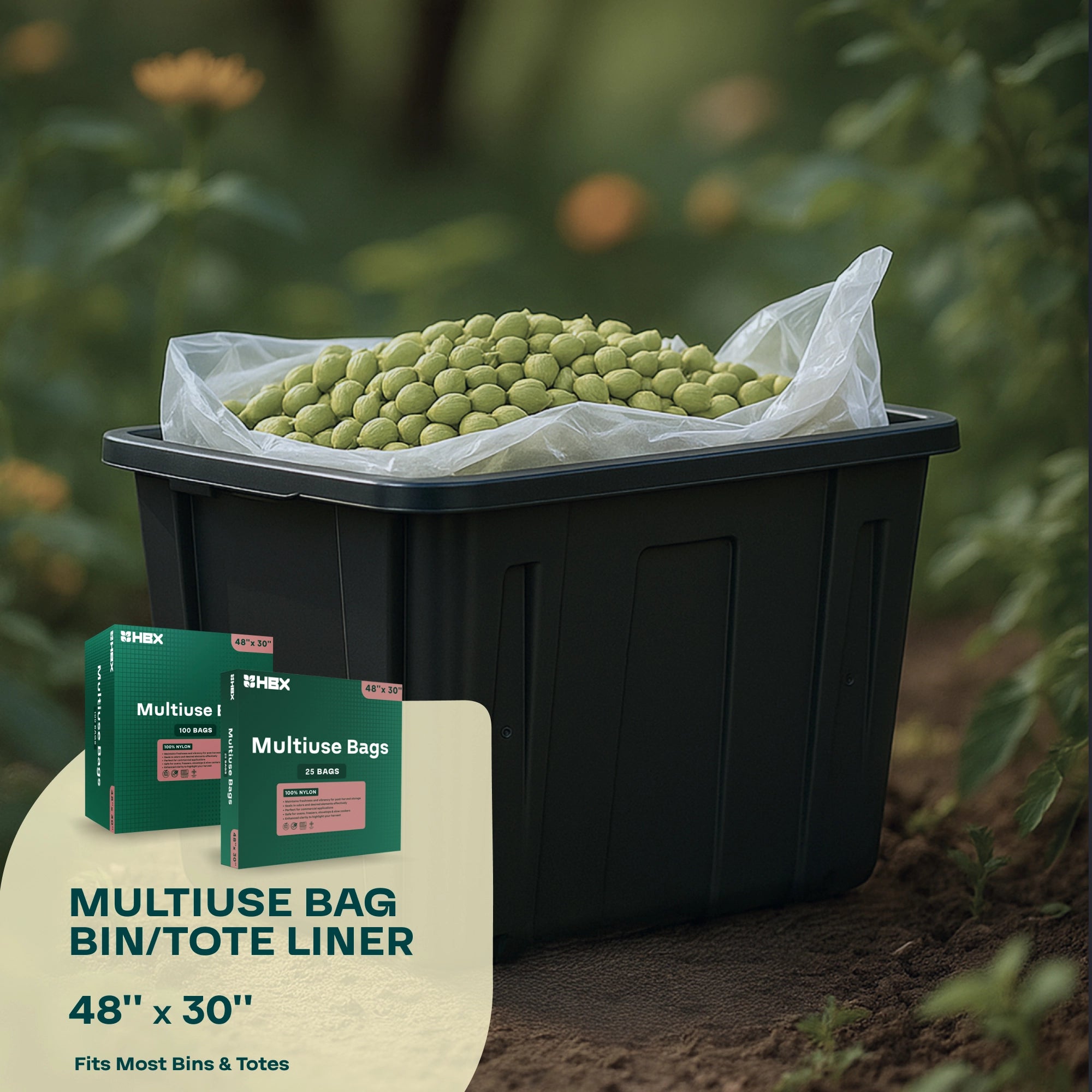 HBX Multiuse Bin Liners