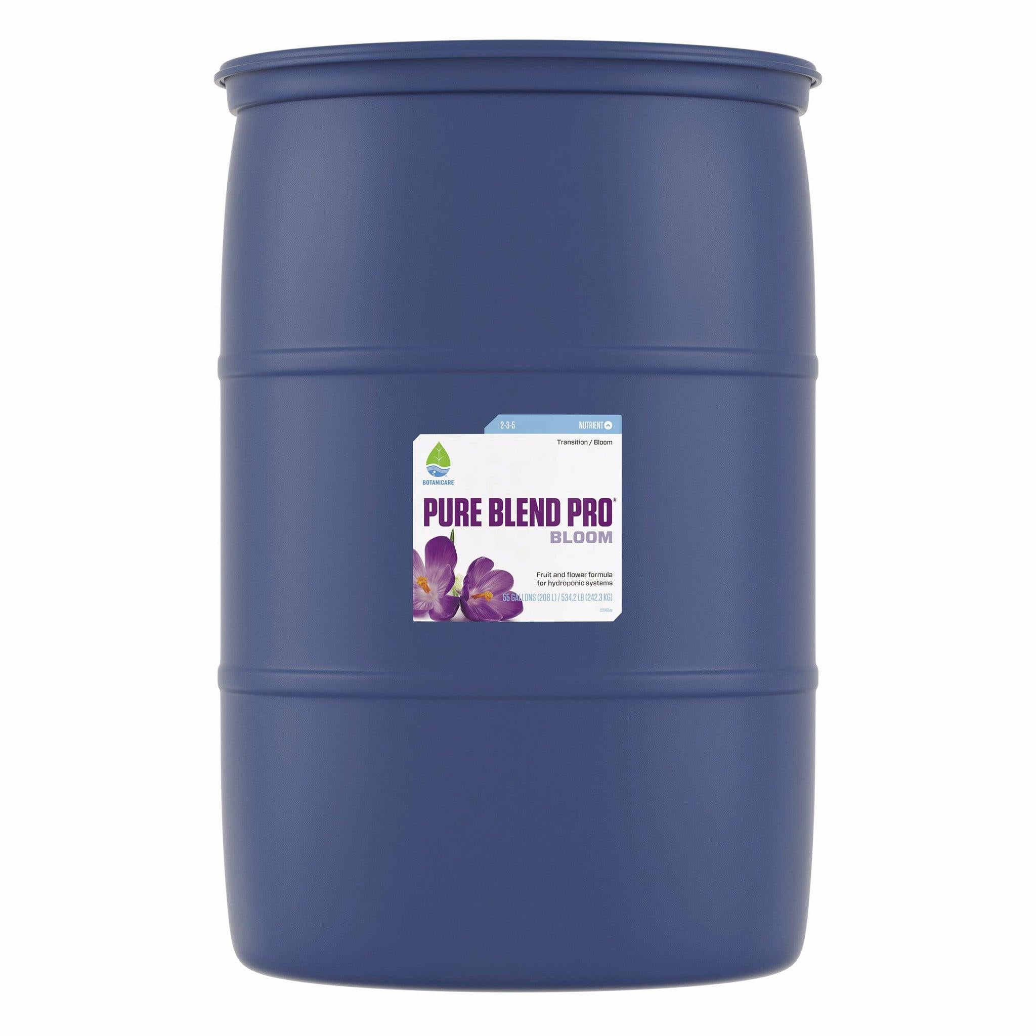Botanicare Pure Blend Pro Bloom 55 Gallon Hydroponic Nutrient