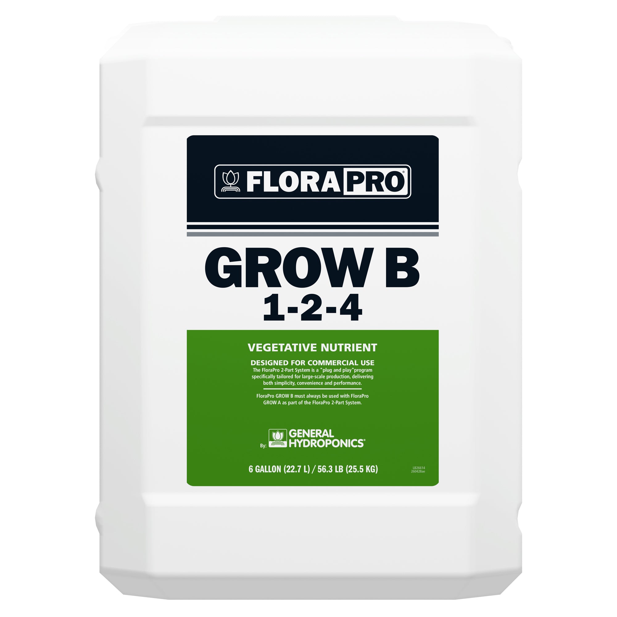 General Hydroponics FloraPro Liquid Grow B