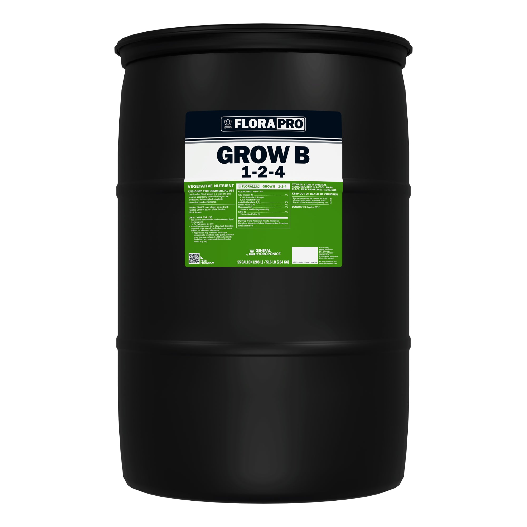General Hydroponics FloraPro Liquid Grow B