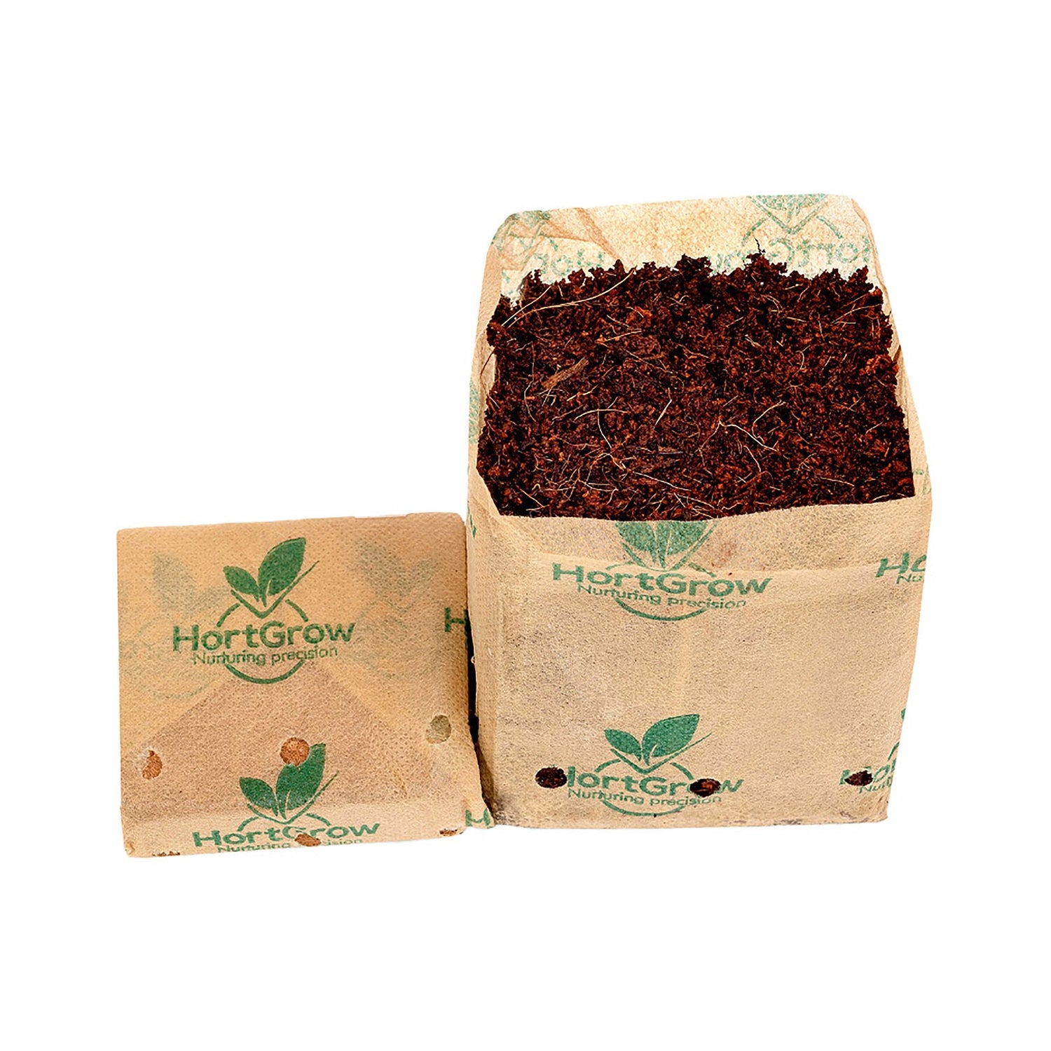 HortGrow SmartEra Grow Bag, Mesh, 1.5 Liter, 4" x 4" x 5", Pack of 200