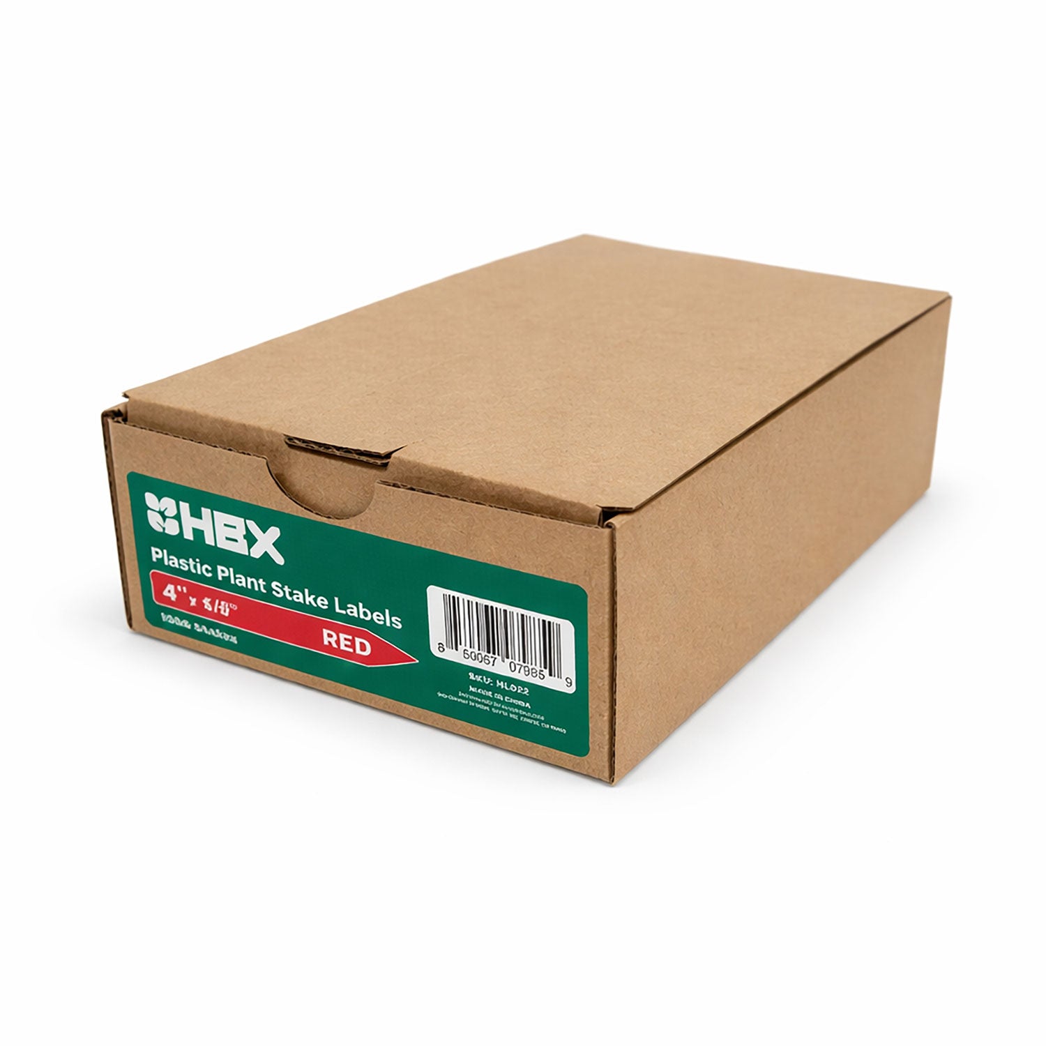 HBX Plant Labels, Red - Case of 1,000.