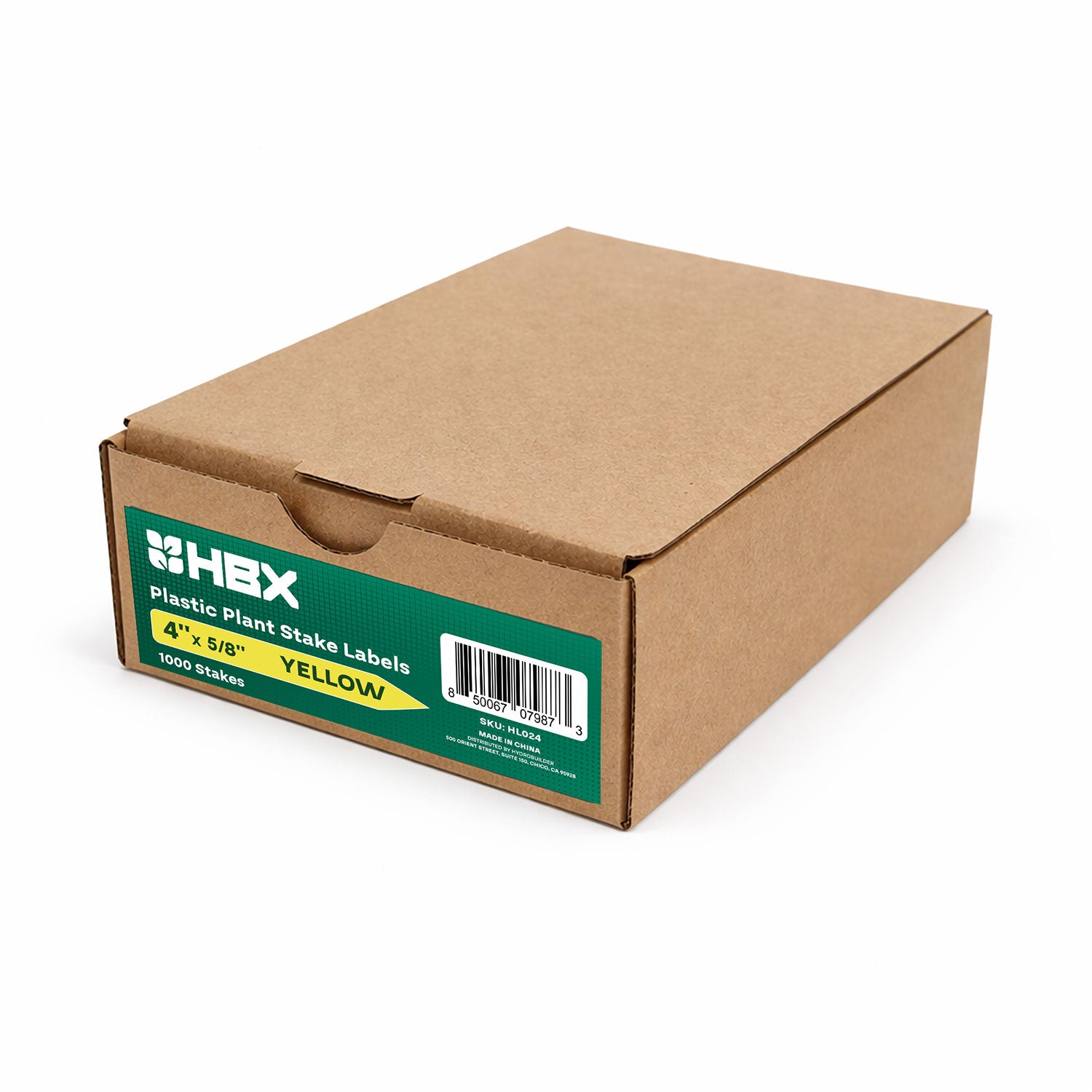 HBX Plant Labels, Green - Case of 1,000.