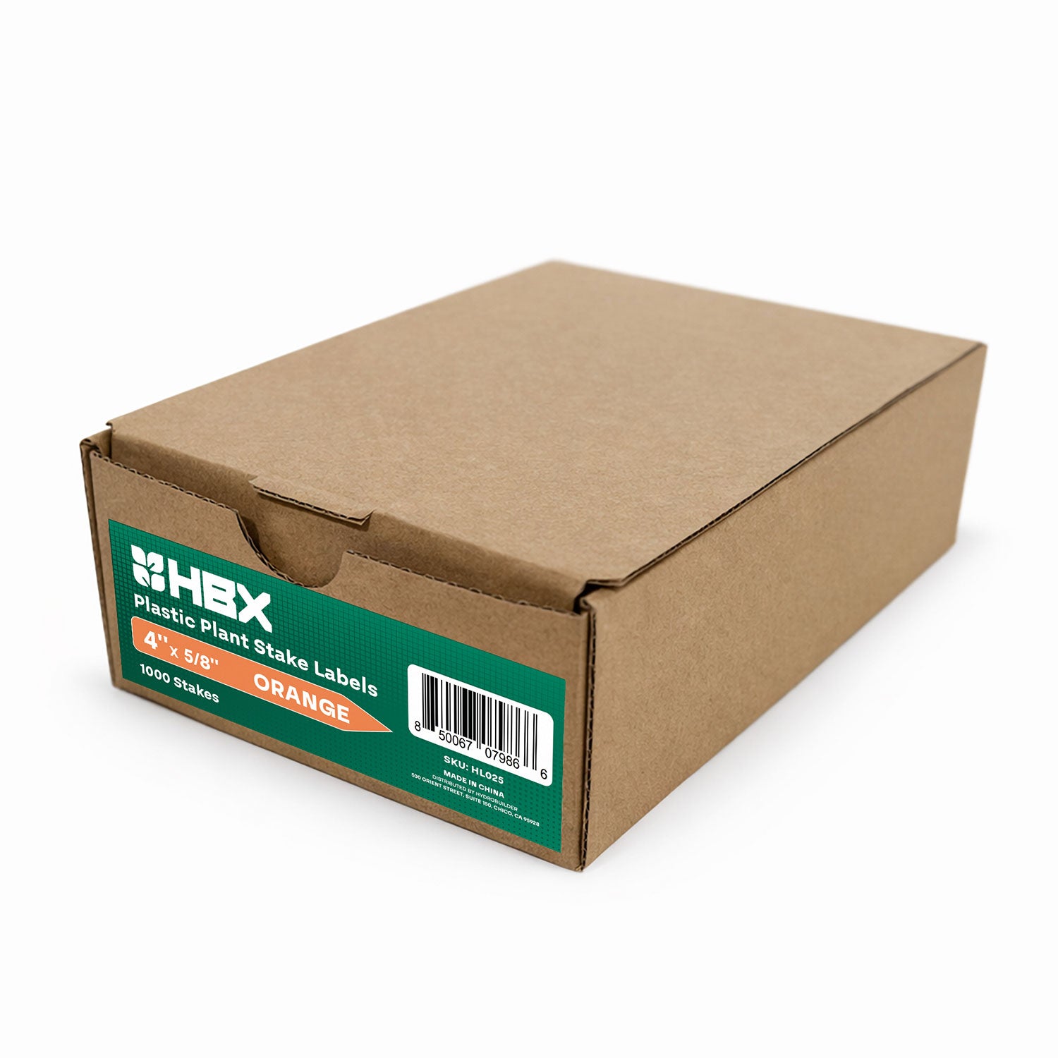 HBX Plant Labels, Yellow - Case of 1,000.