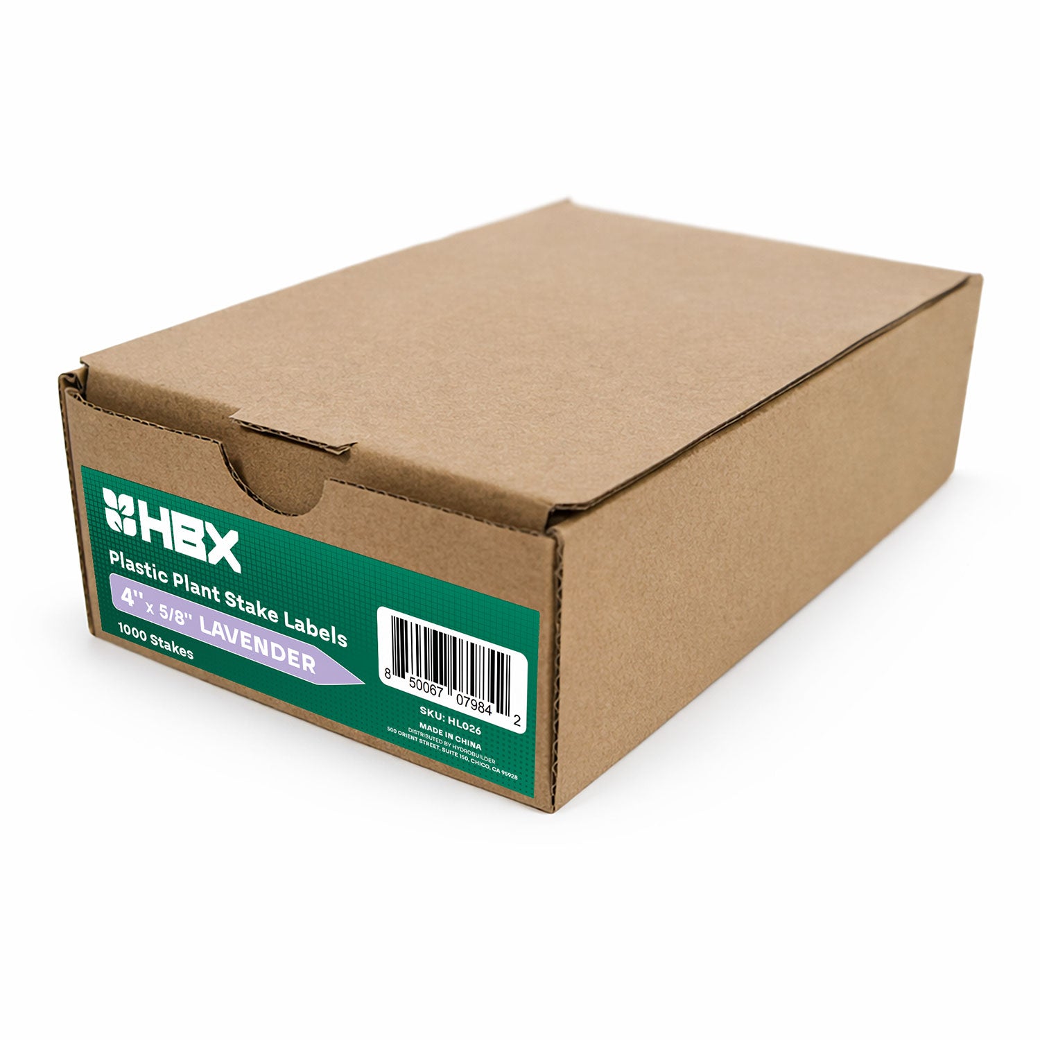 HBX Plant Labels, Orange - Case of 1,000.