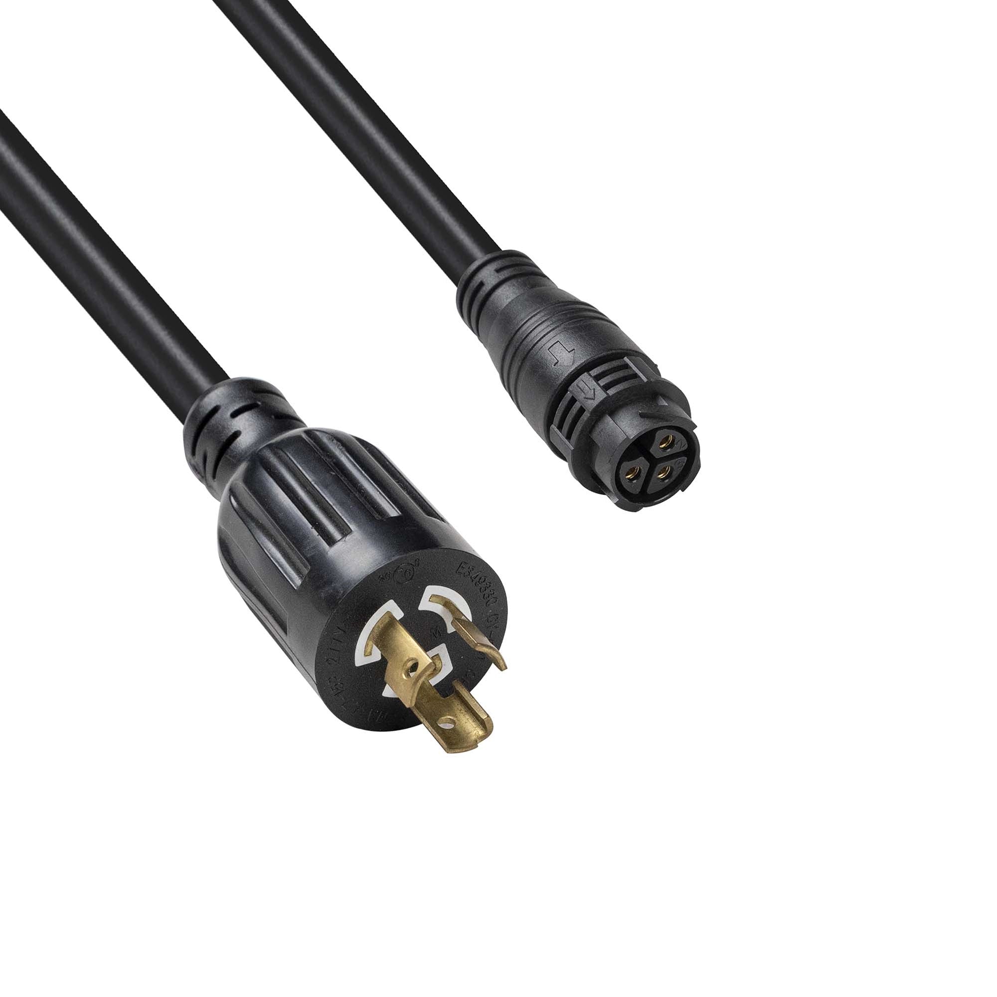 Iluminar Cable Logic AC Power Cord, 10 Inch.