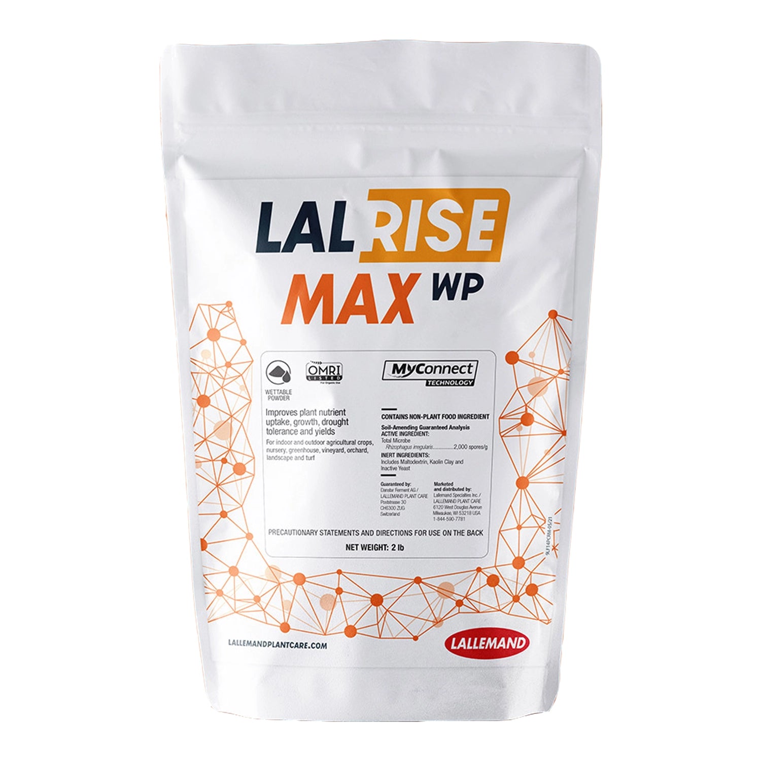 Lallemand LALRISE MAX Wettable Powder, 2 lbs - Case of 5