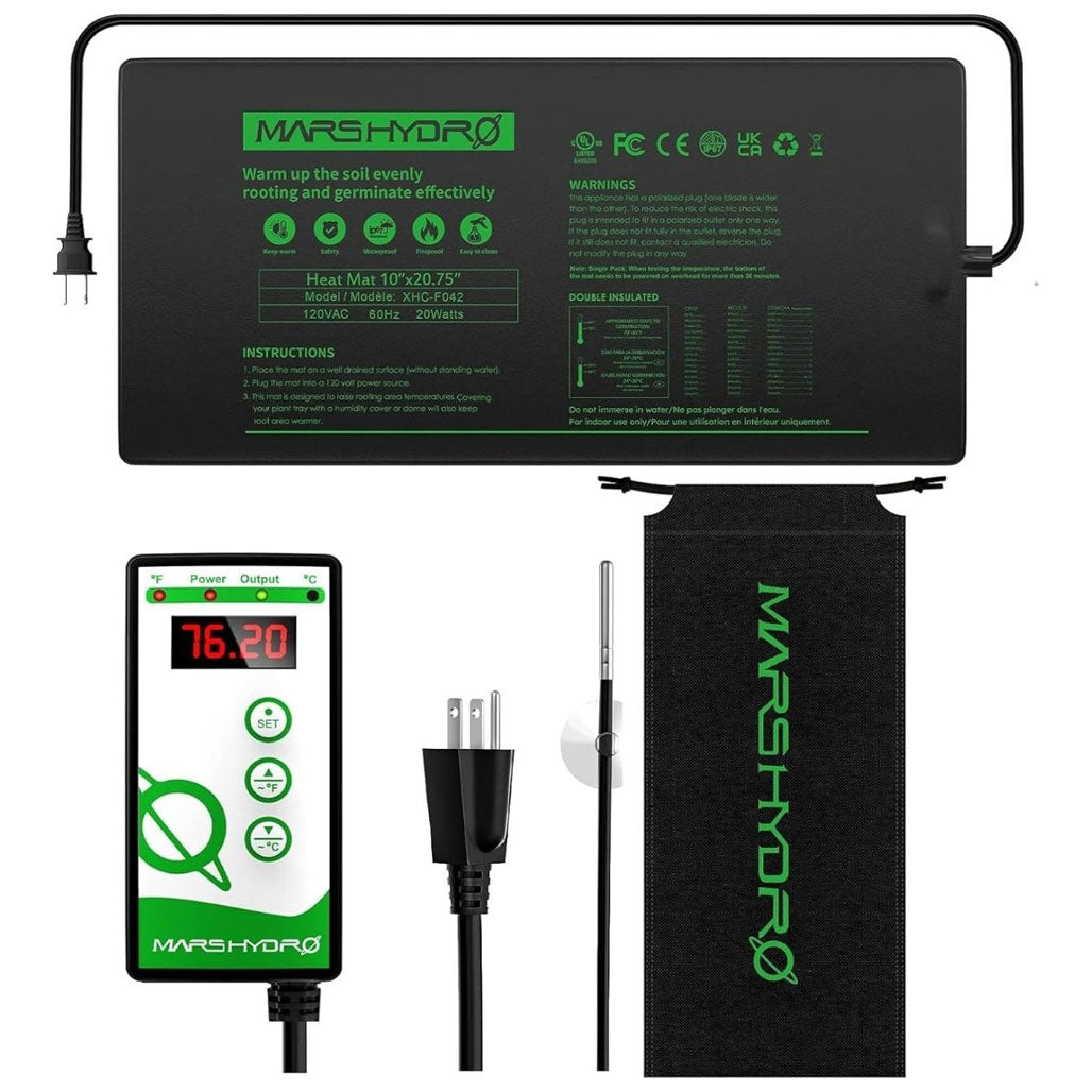Mars Hydro Seedling Heat Mat with Digital Thermostat