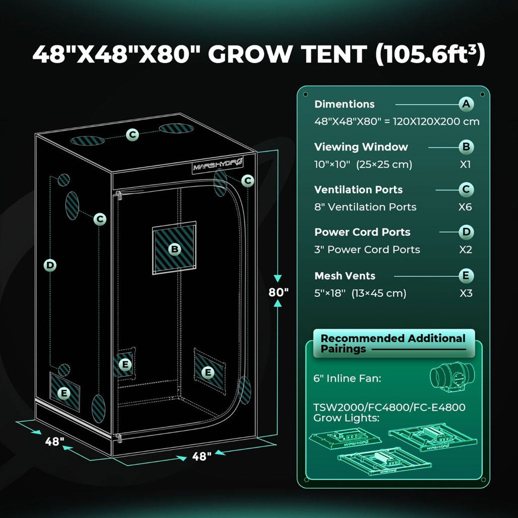 Mars Hydro 4' x 4' Grow Tent
