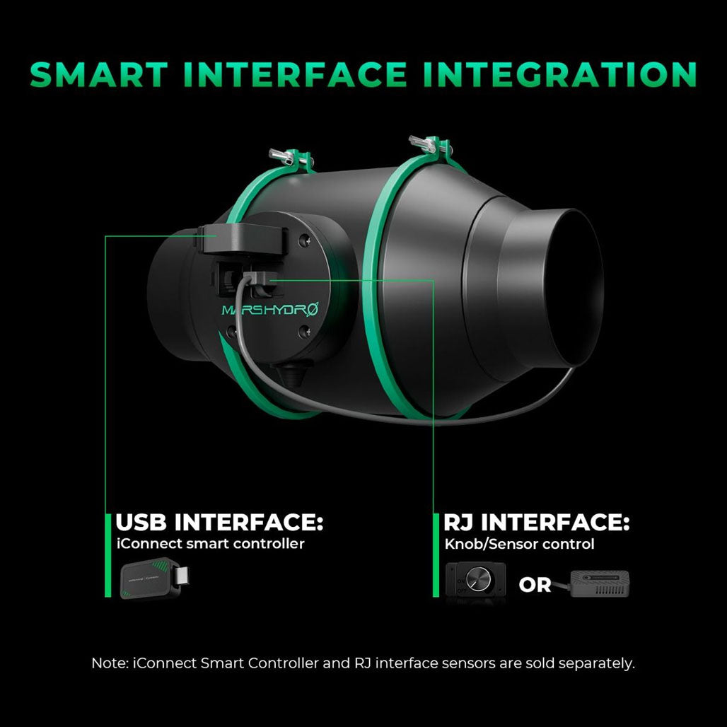Mars Hydro iFresh Inline Duct Fan Complete Kit