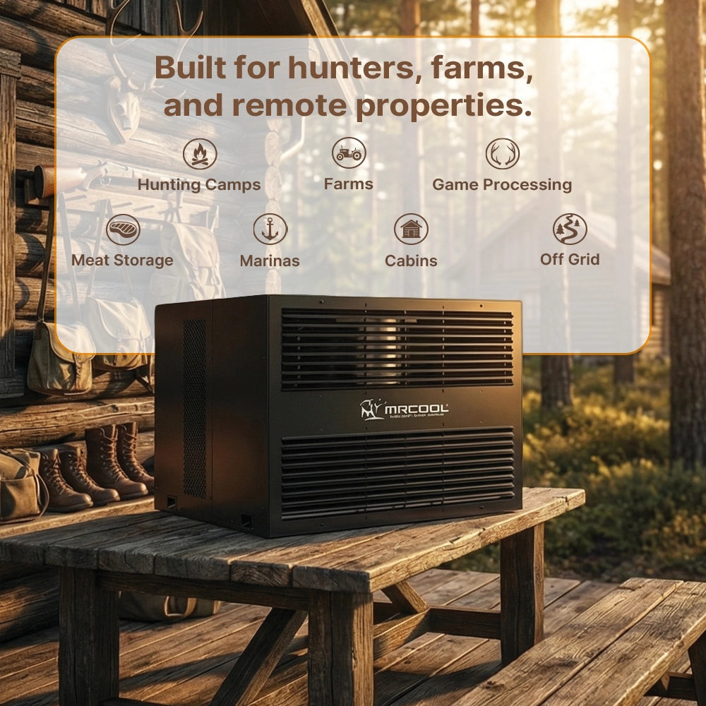 MRCOOL Compact Refrigeration System, 12000 BTU, Installation Kit & Enhanced Wifi Connectivity, 230 Volts