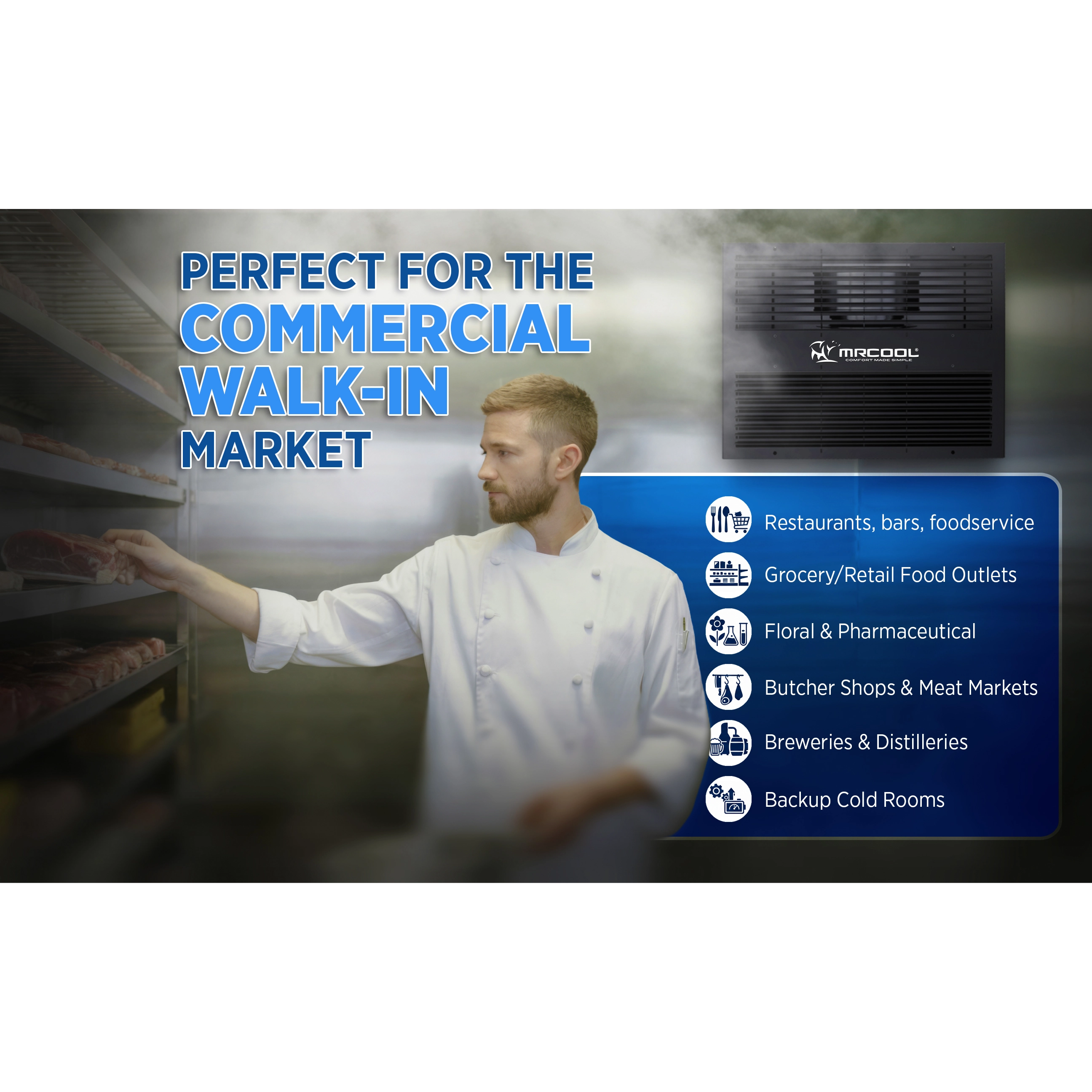 MRCOOL Compact Refrigeration System, 12000 BTU, Installation Kit & Enhanced Wifi Connectivity, 230 Volts