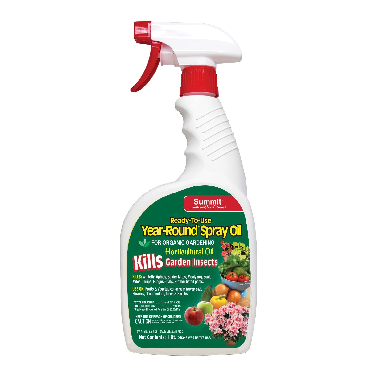 Summit Year-Round Spray Horticultural Oil, 32 oz., Pack of 12