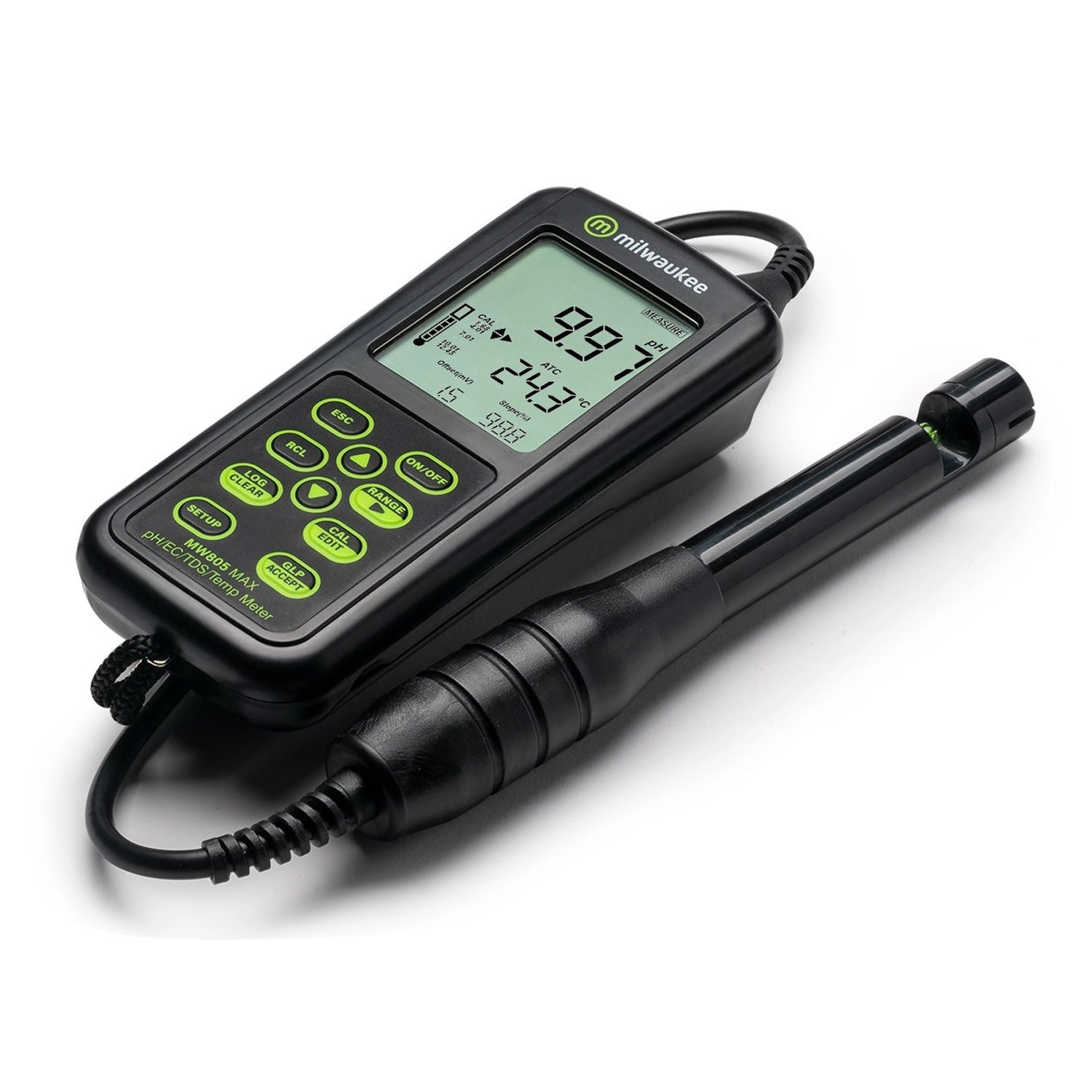 Milwaukee MW805 MAX 4-in-1 pH/EC/TDS/Temp Meter