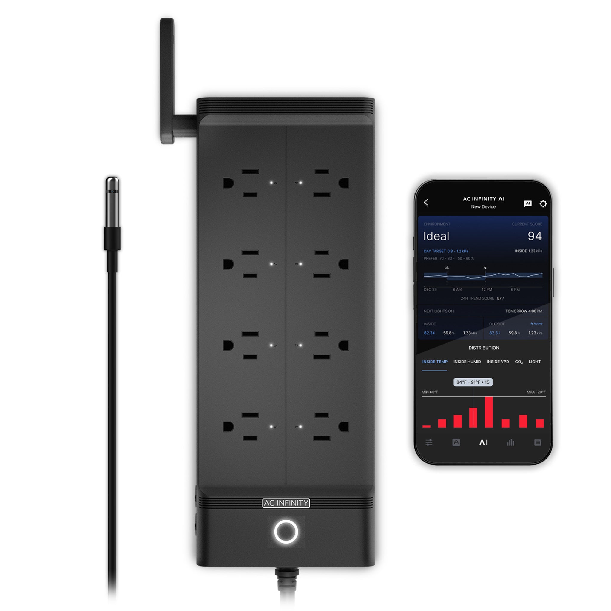 AC Infinity Outlet AI+ Environment Controller