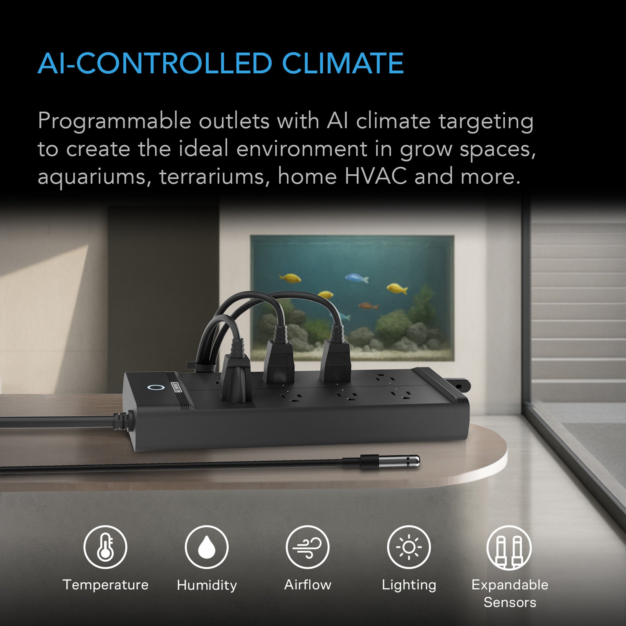 AC Infinity Outlet AI+ Environment Controller