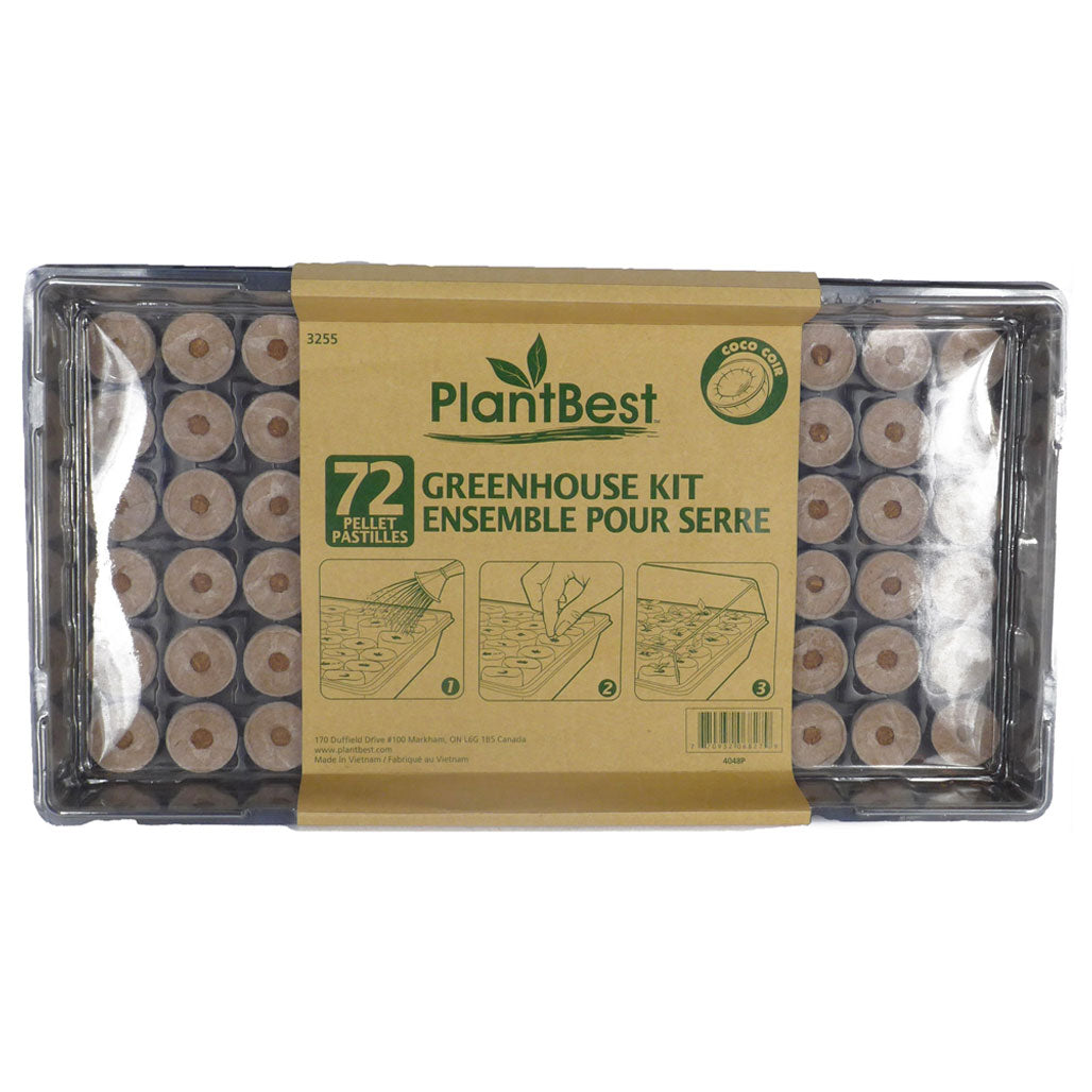PlantBest 35mm Pellet Instant Greenhouse Kit, Pack of 72 - Case of 24