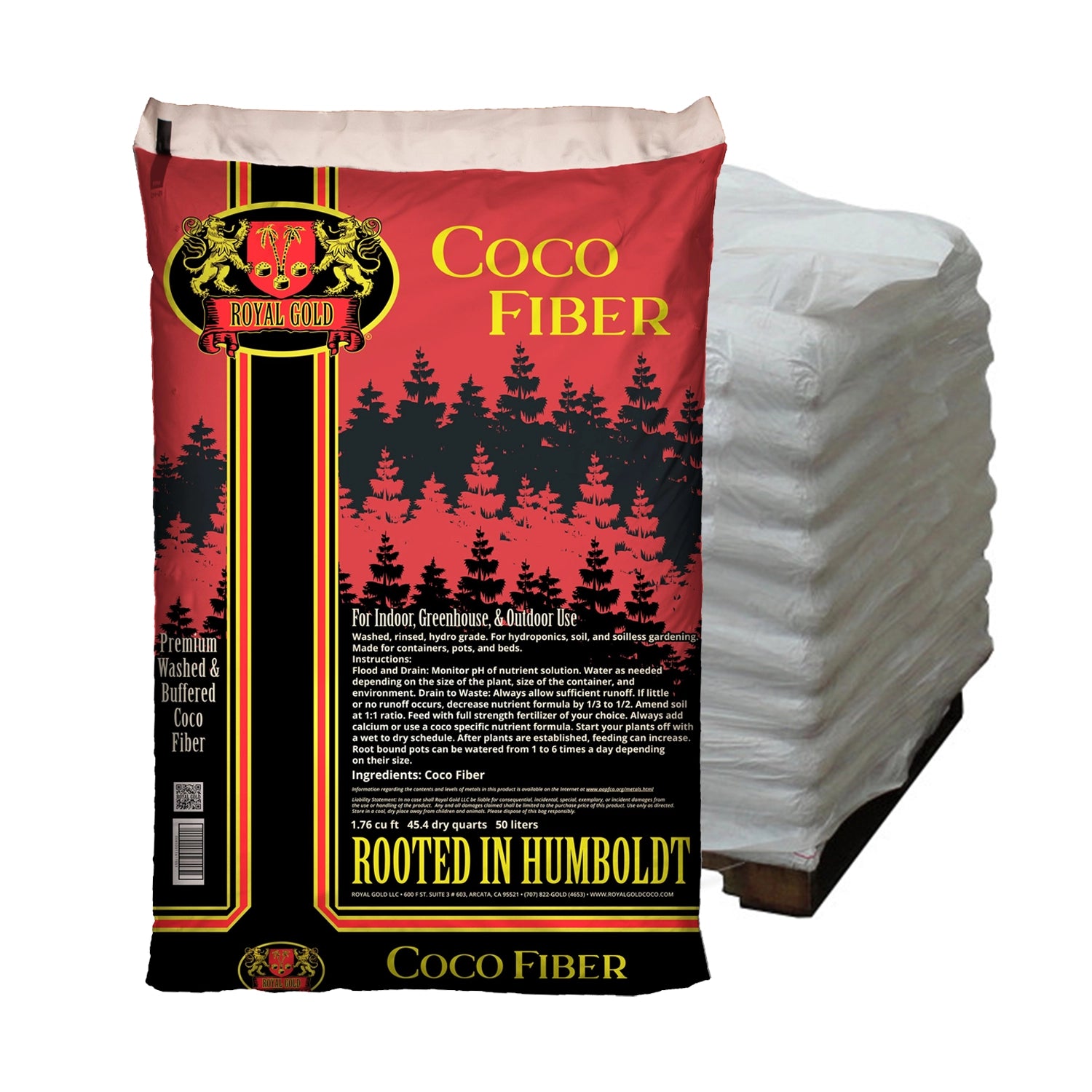 Royal Gold Coco Fiber, 1.76 cf - Pallet of 60 Bags