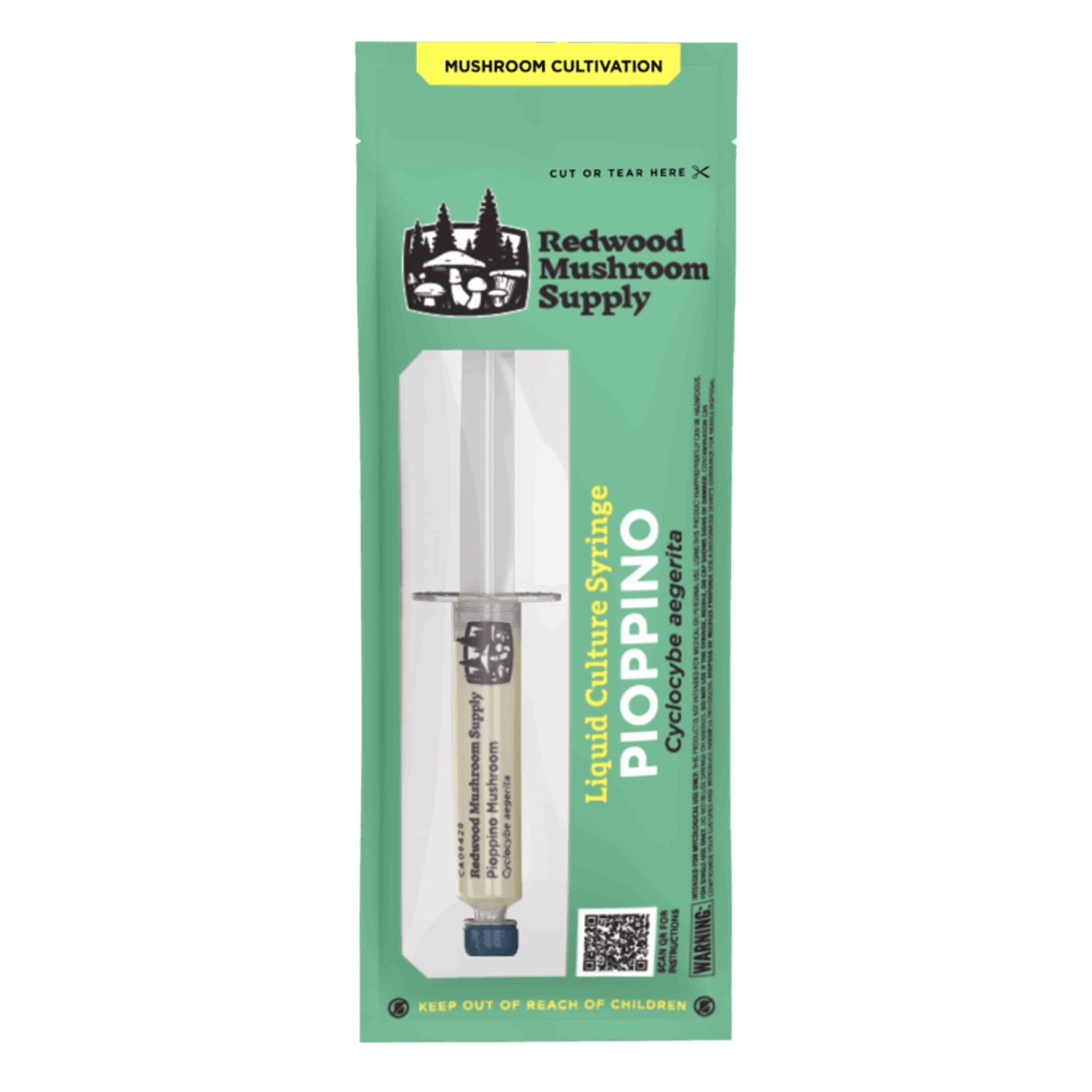 Redwood Mushroom Supply Pioppino Mushroom Liquid Culture