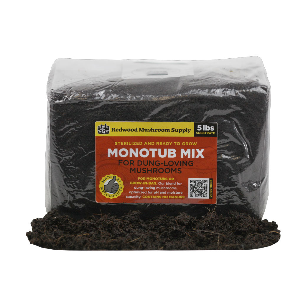 Redwood Mushroom Supply Sterilized CVG Mushroom Substrate, 5 lb.