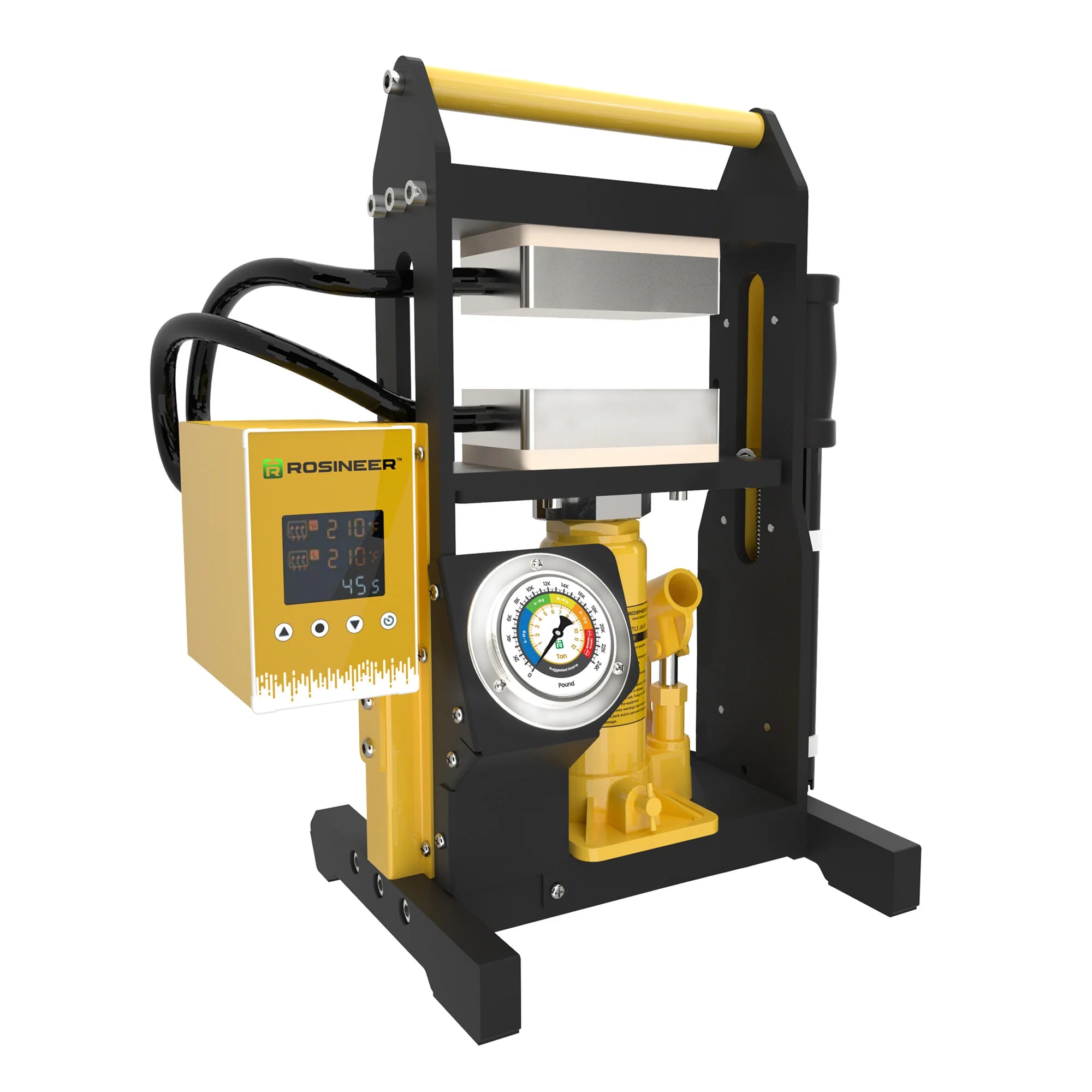 Rosineer Mighty-10 10 Ton Hydraulic Rosin Press With  Accessory Bundle