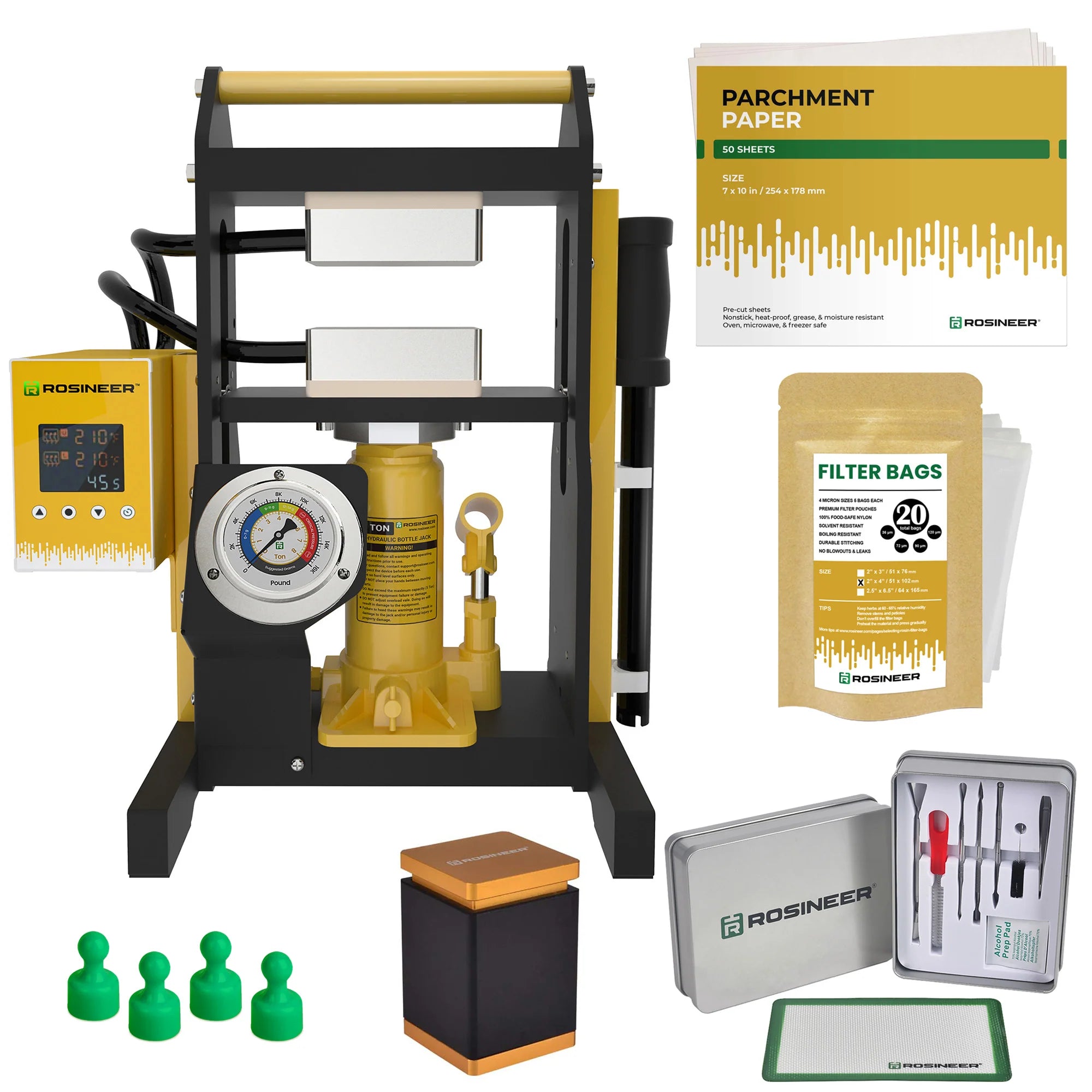 Rosineer Mighty-5 5-Ton Hydraulic Rosin Press